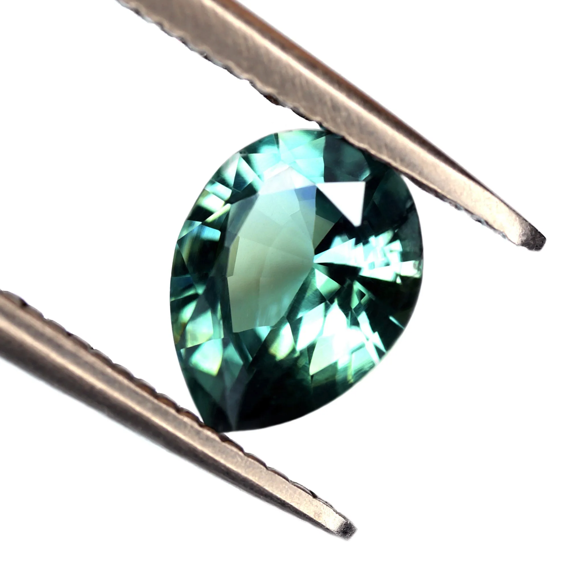 0.85ct Certified Natural Teal Sapphire