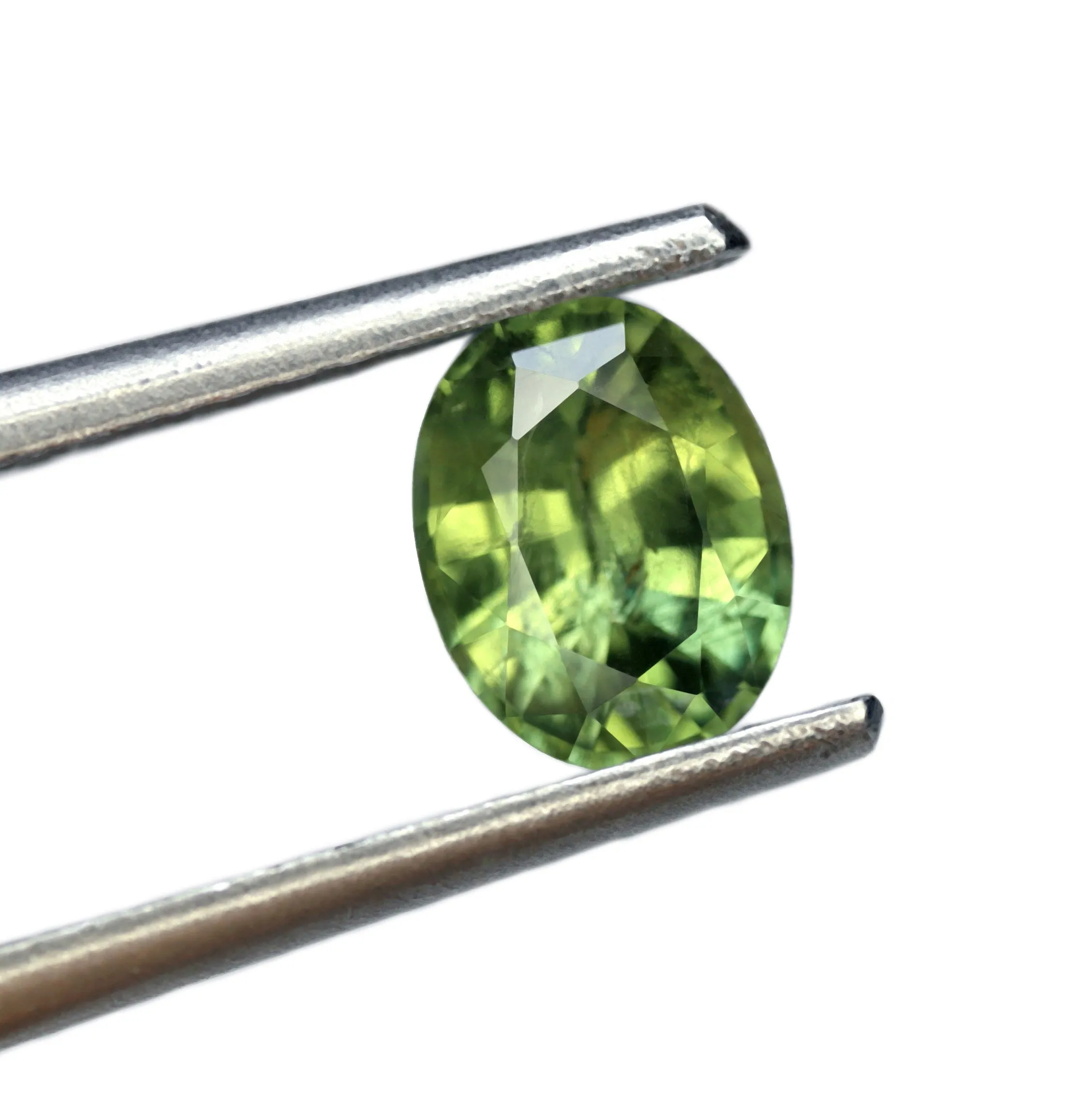0.86ct Certified Natural Green Sapphire