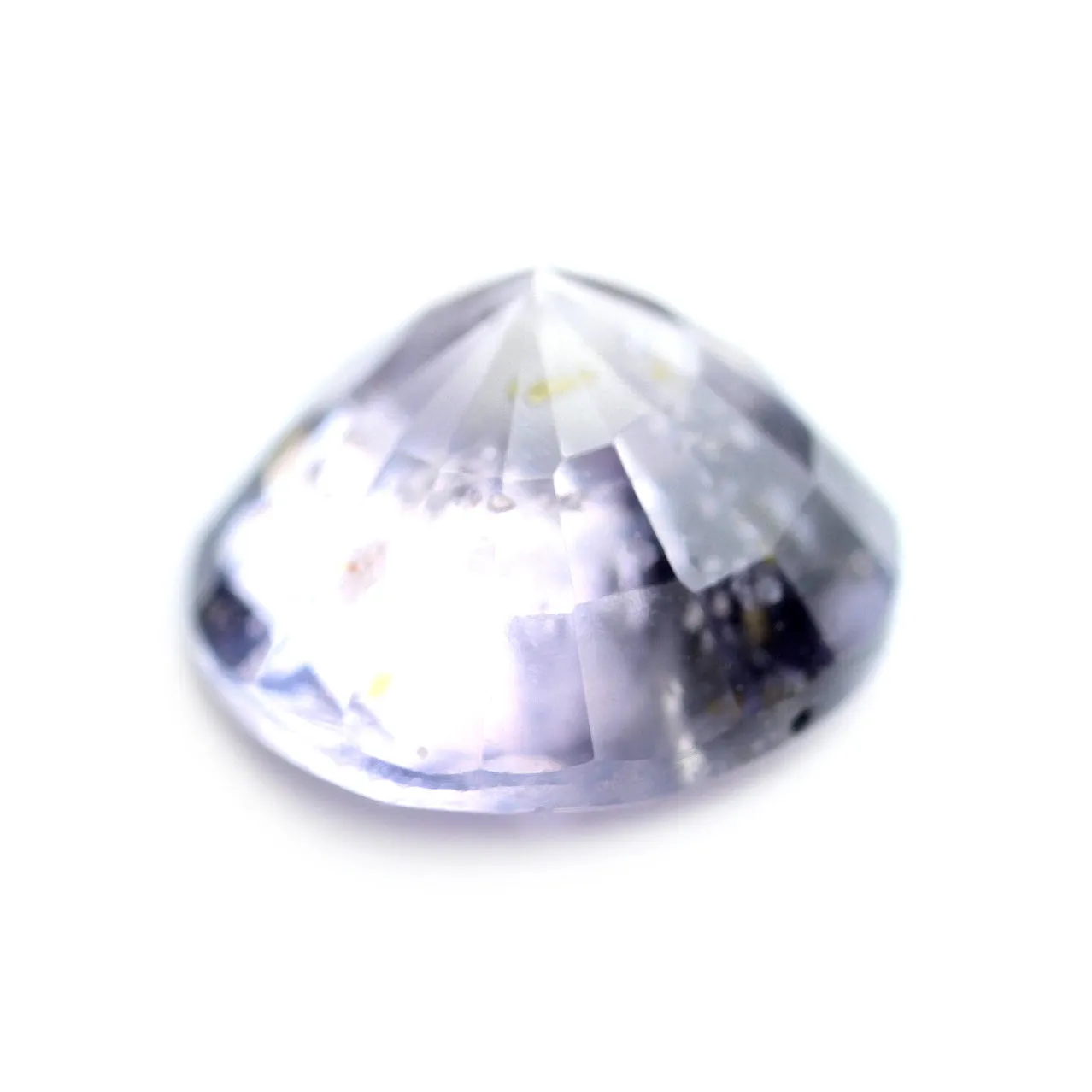 0.86ct Certified Natural White Sapphire