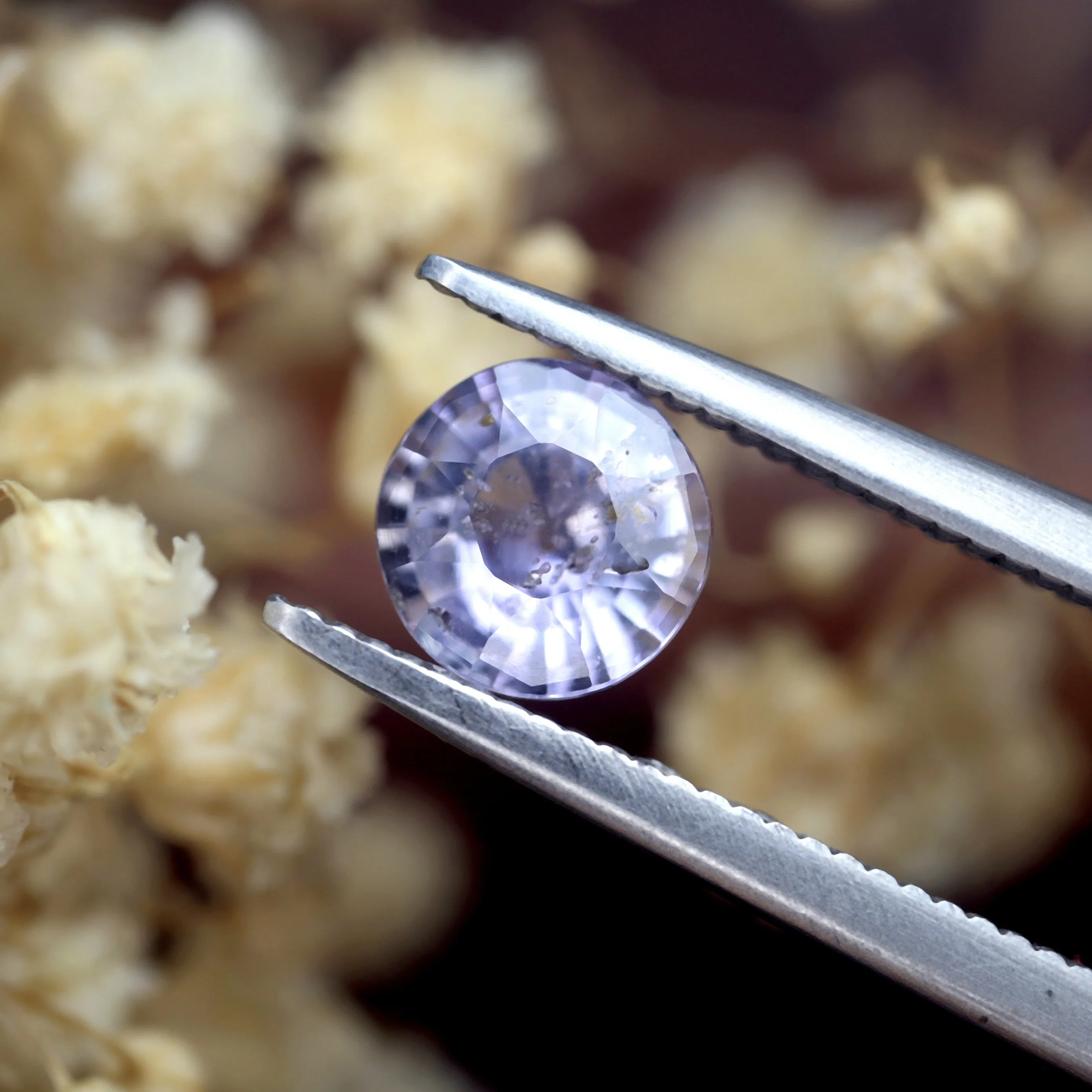 0.86ct Certified Natural White Sapphire