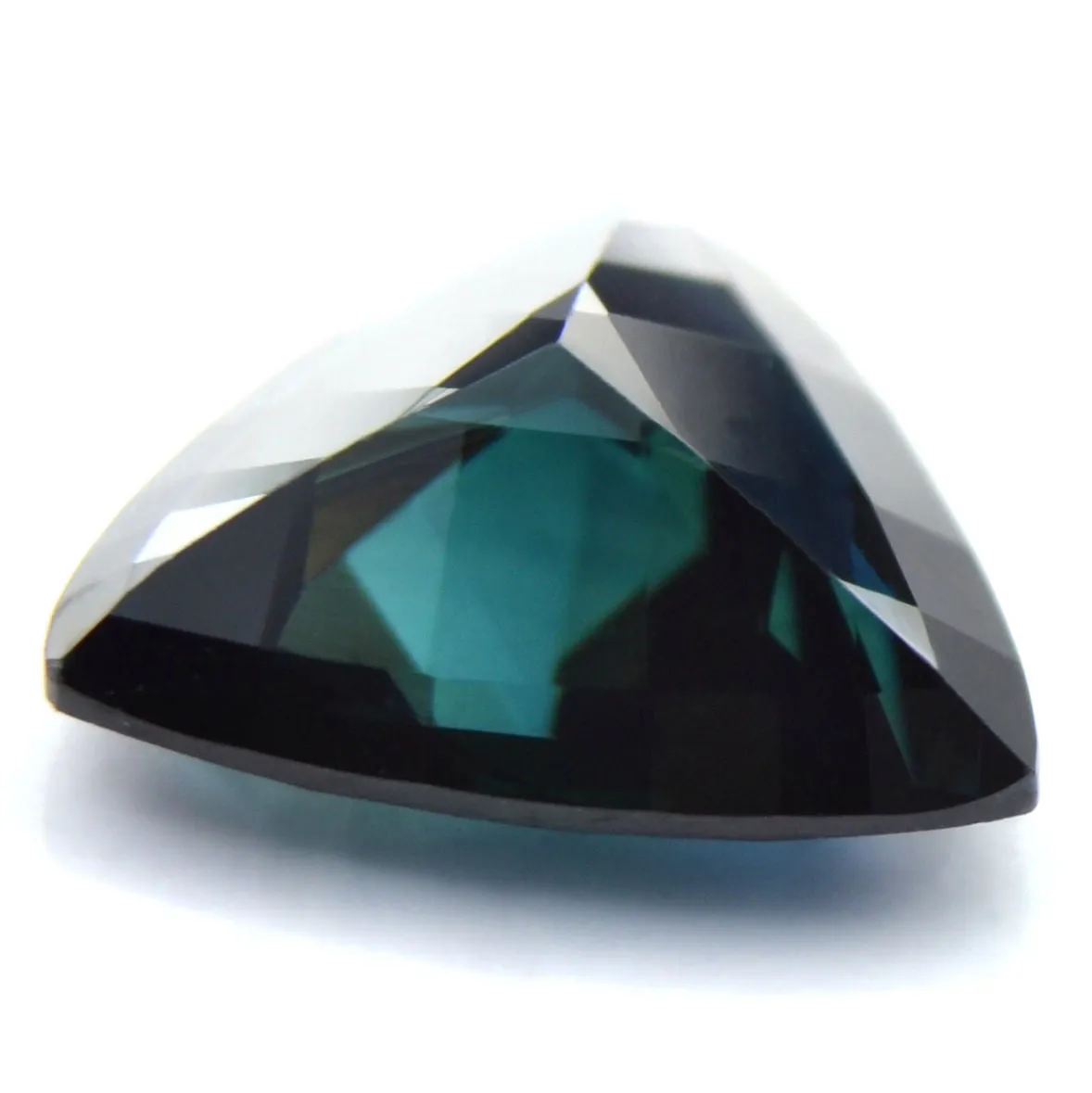 0.87 ct Certified Natural Teal Sapphire