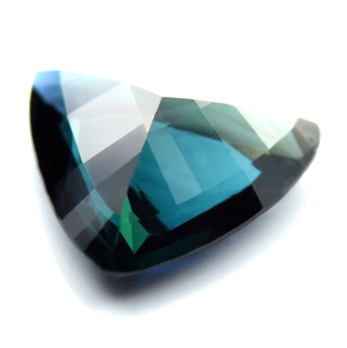 0.87 ct Certified Natural Teal Sapphire
