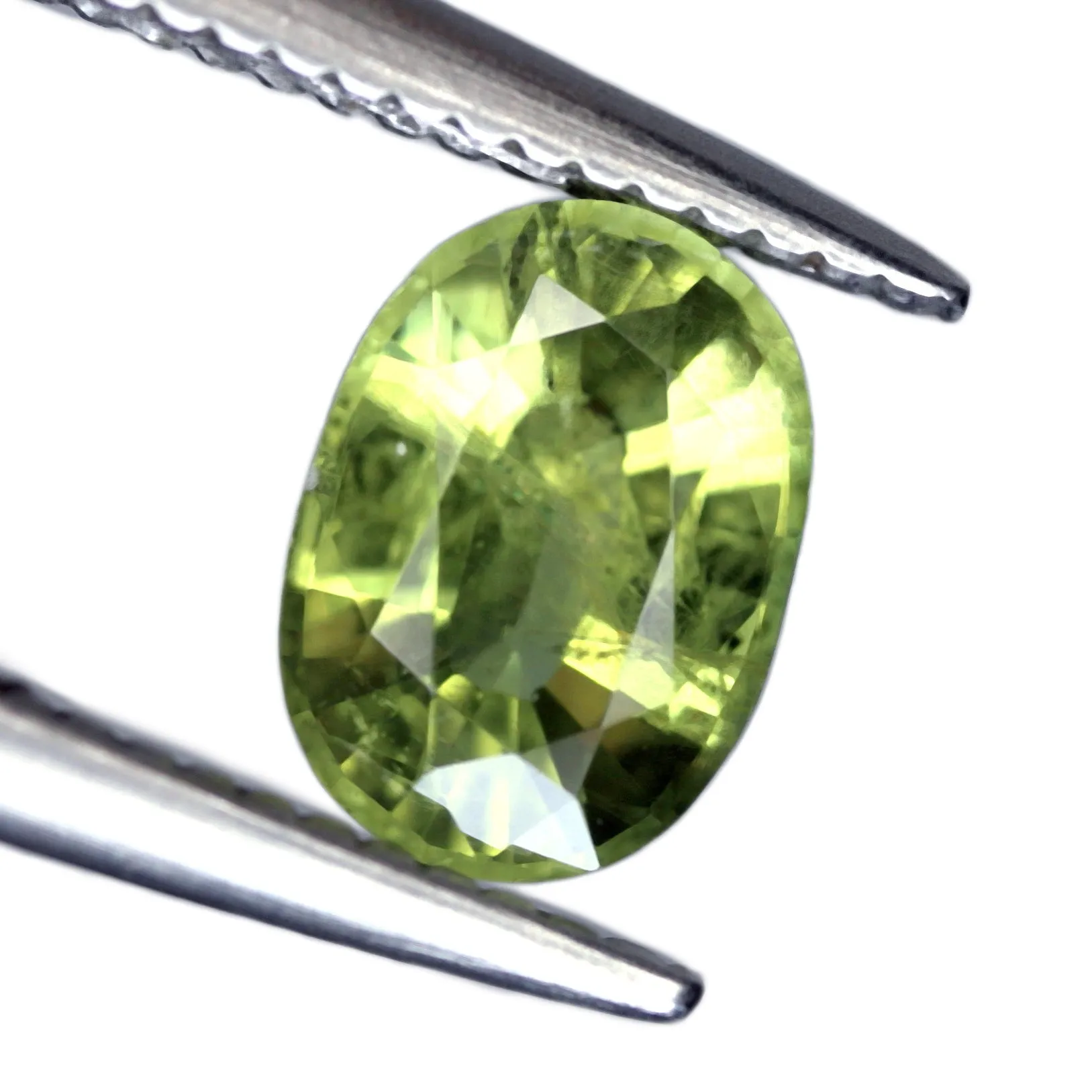 0.87ct Certified Natural Green Sapphire