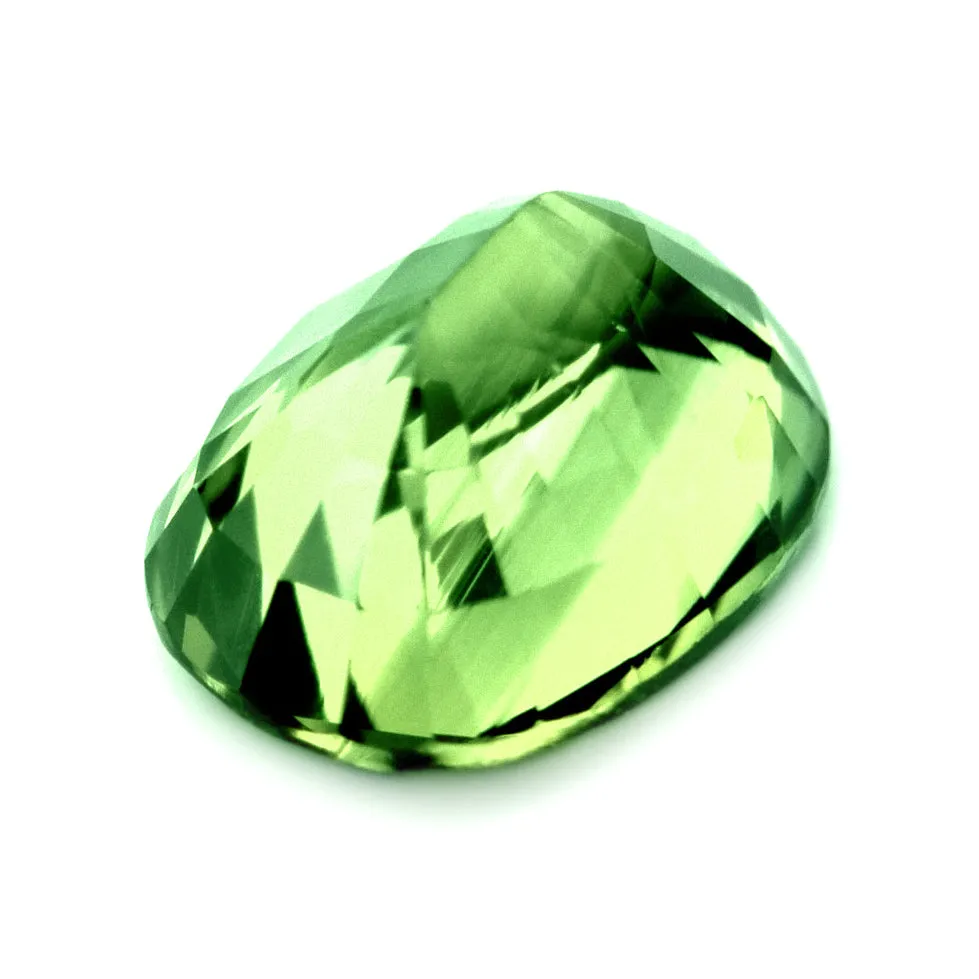 0.87ct Certified Natural Green Sapphire
