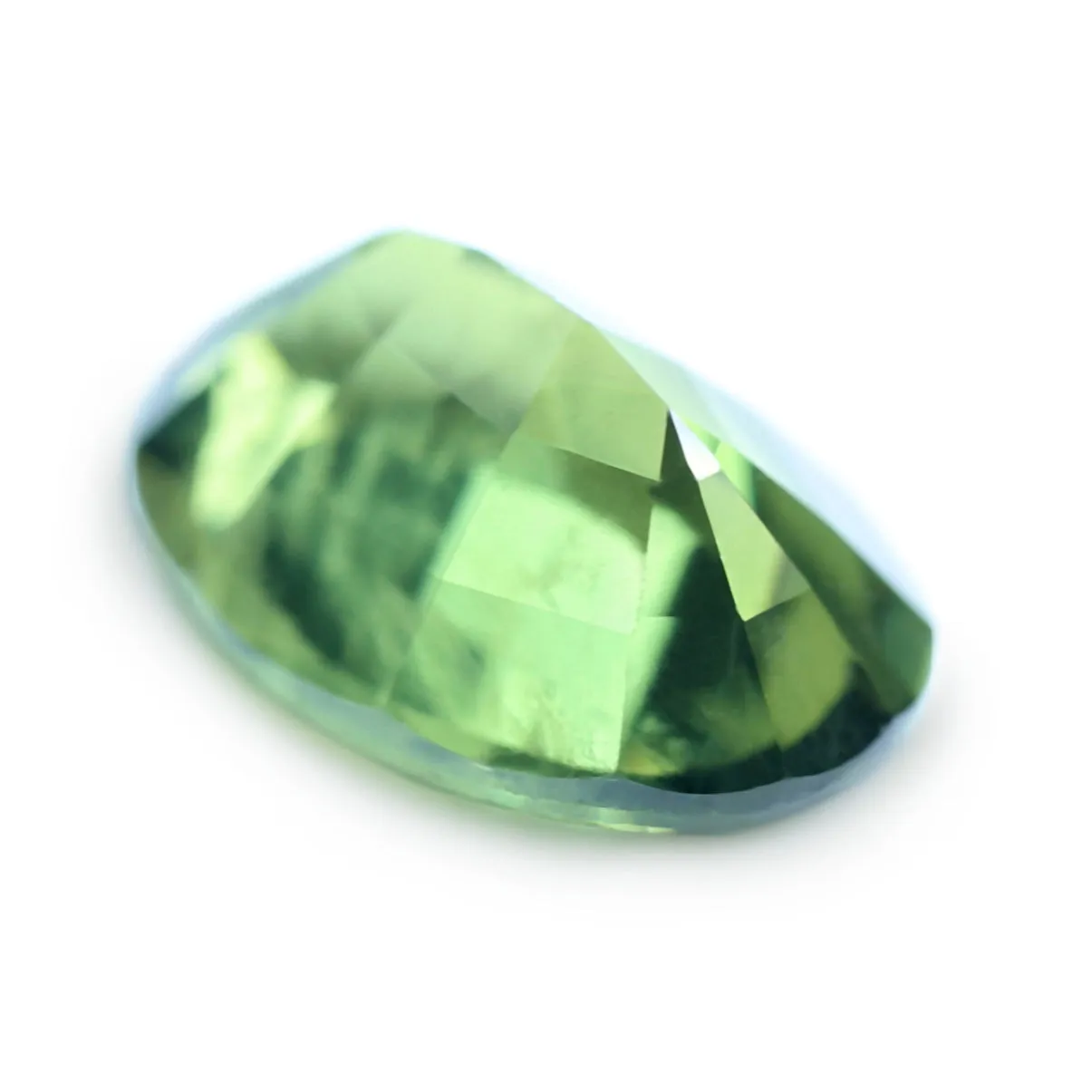 0.87ct Certified Natural Green Sapphire
