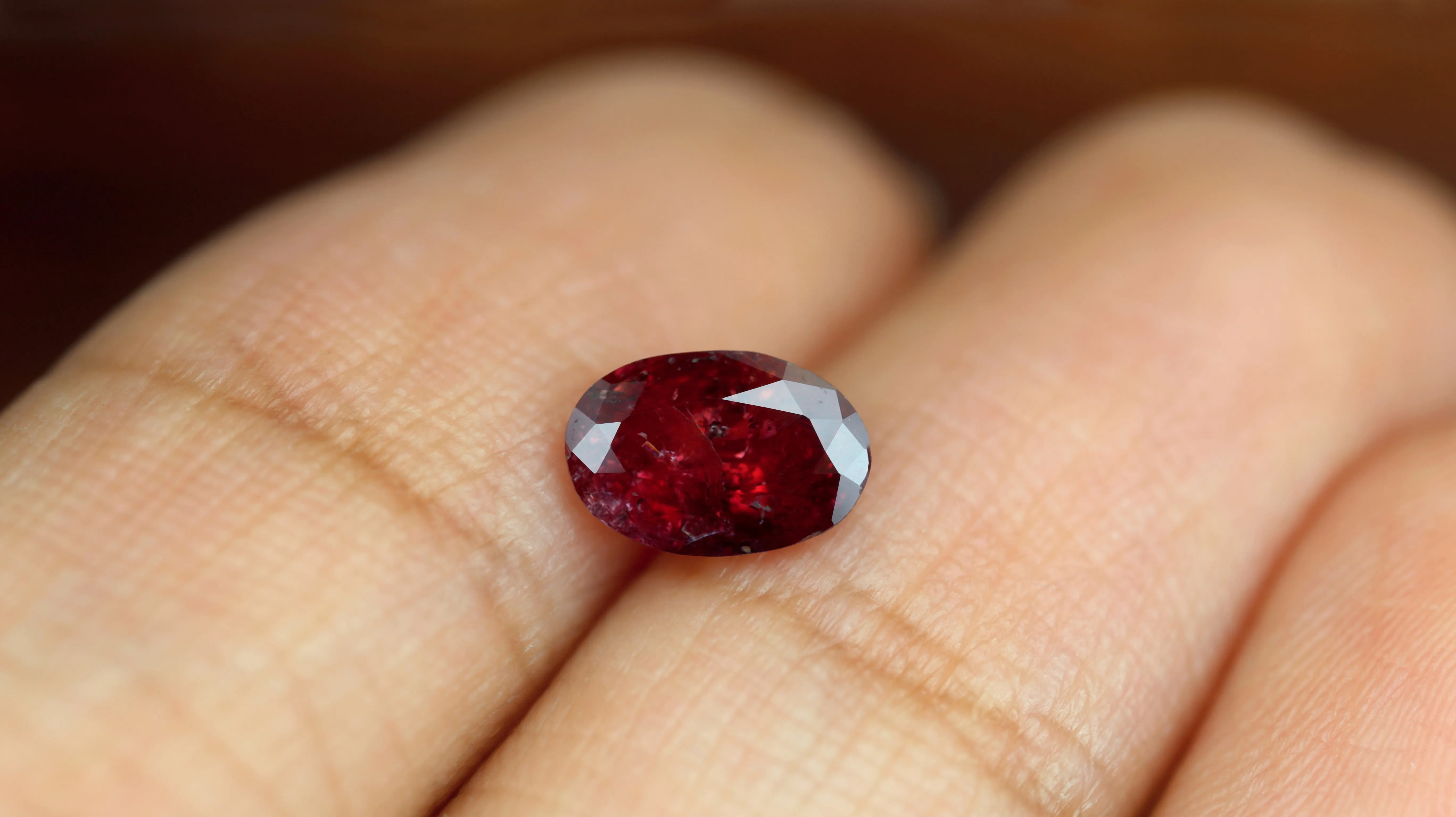 0.87ct Certified Natural Red Color Ruby