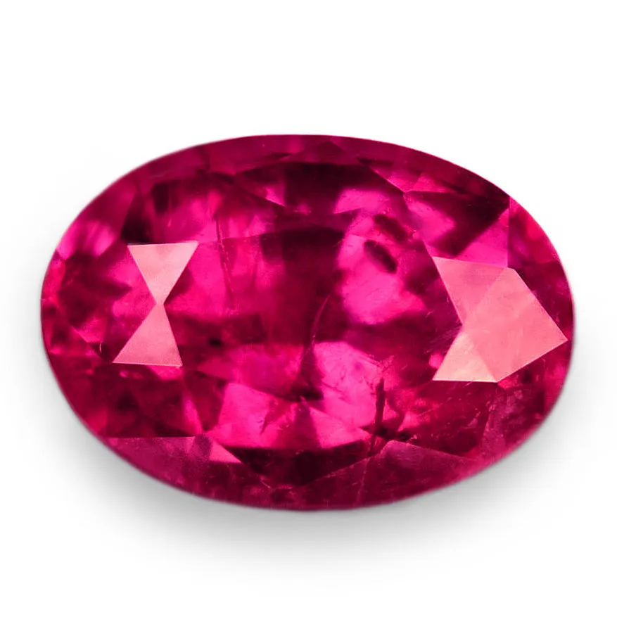 0.87ct Certified Natural Red Color Ruby