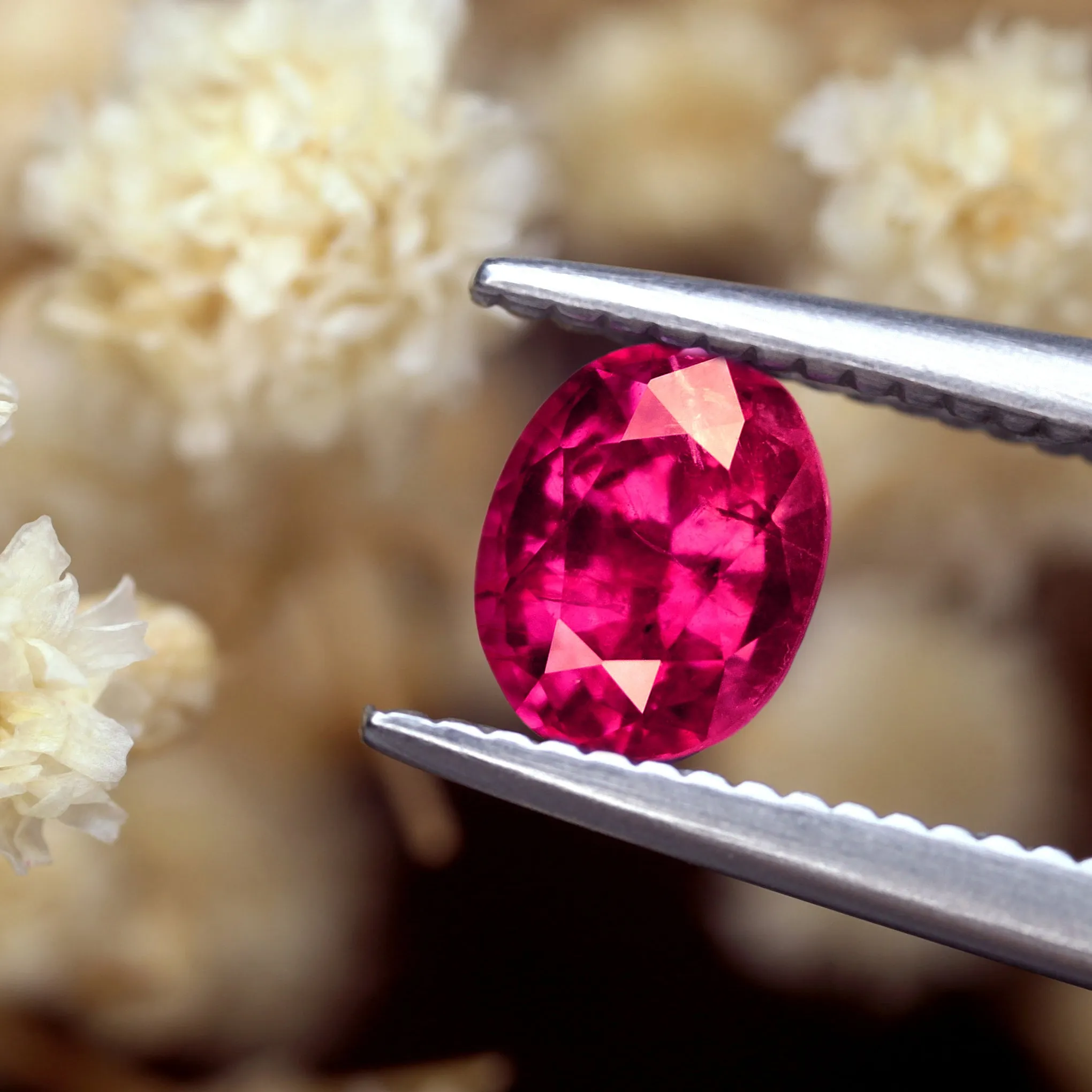 0.87ct Certified Natural Red Color Ruby