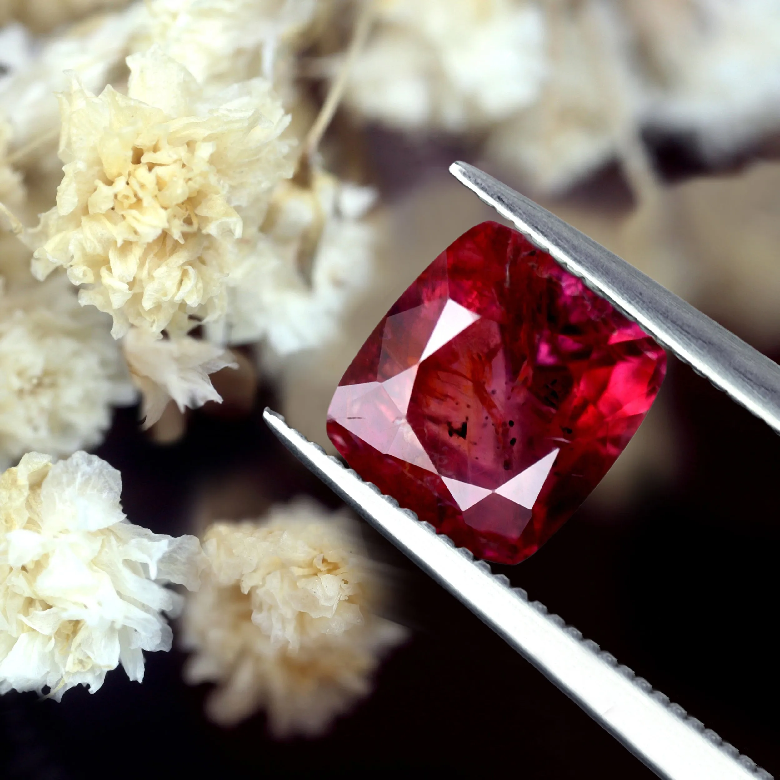 0.87ct Certified Natural Red Ruby