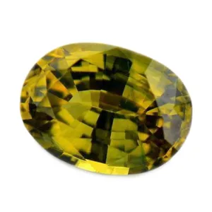 0.87ct Certified Natural Yellow Sapphire