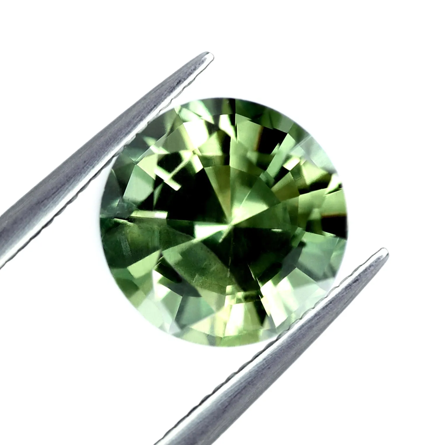 0.88ct Certified Natural Green Sapphire