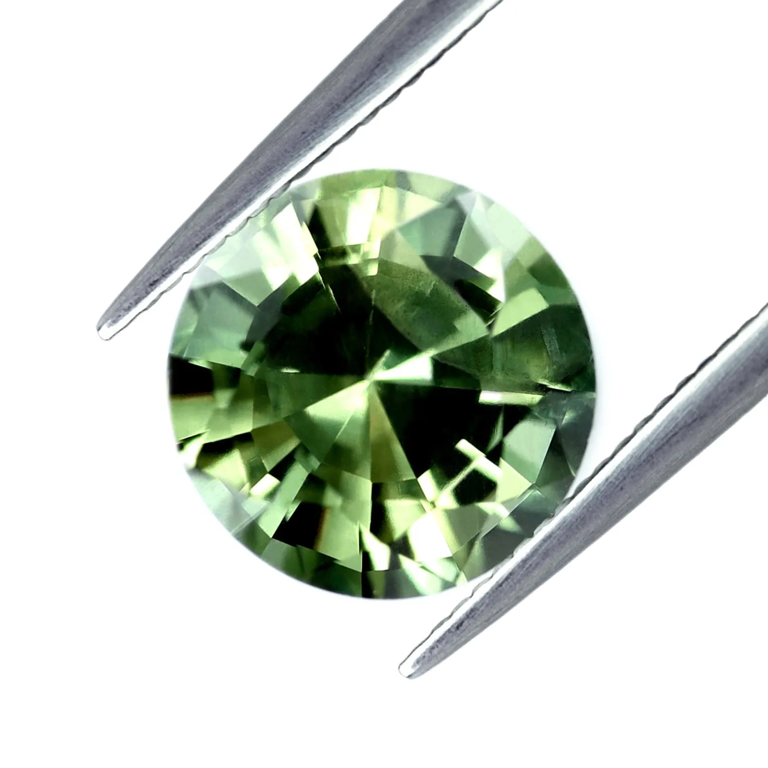 0.88ct Certified Natural Green Sapphire