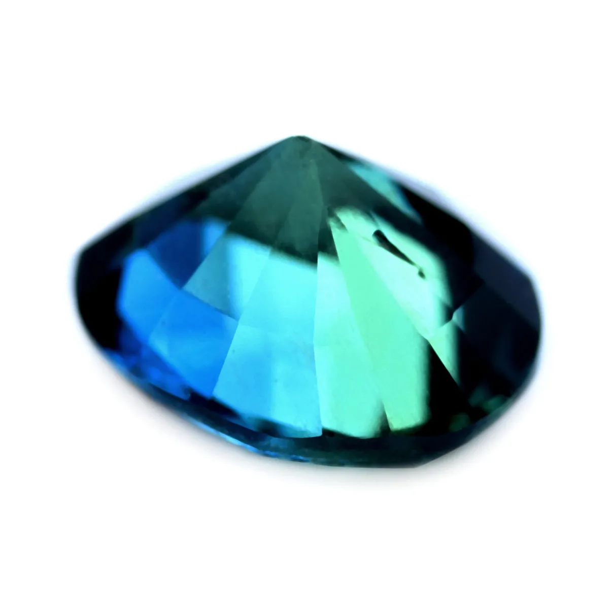 0.88ct Certified Natural Teal Sapphire