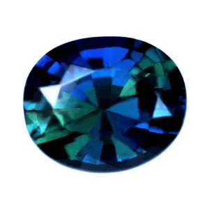 0.88ct Certified Natural Teal Sapphire