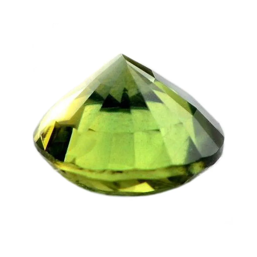 0.89ct Certified Natural Green Sapphire