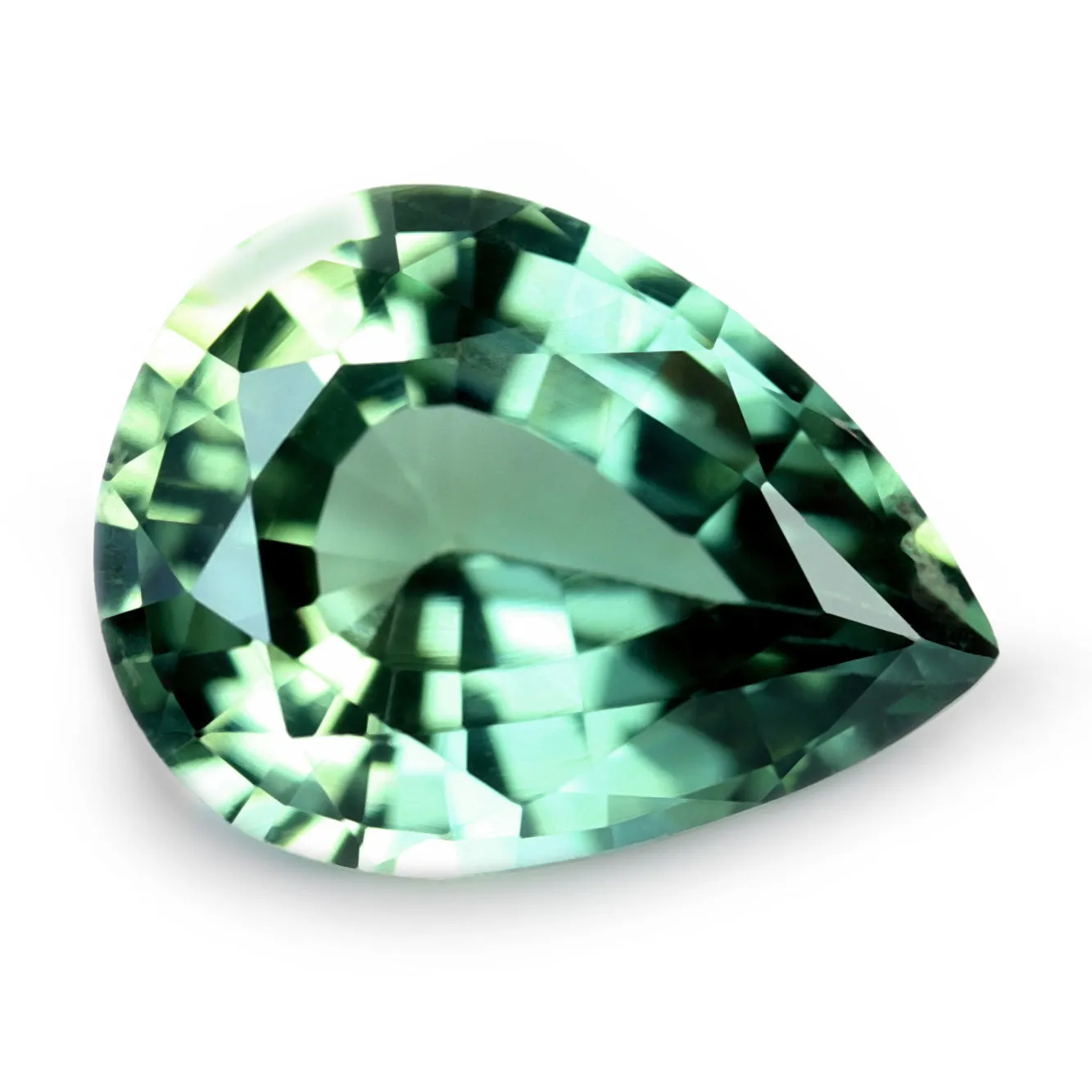 0.89ct Certified Natural Teal Sapphire
