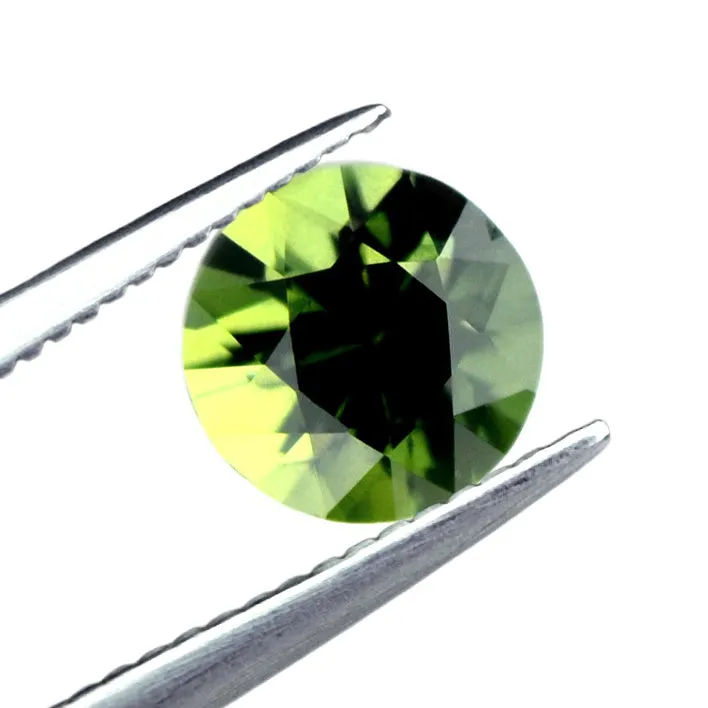 0.90ct Certified Natural Green Sapphire Matching Pair