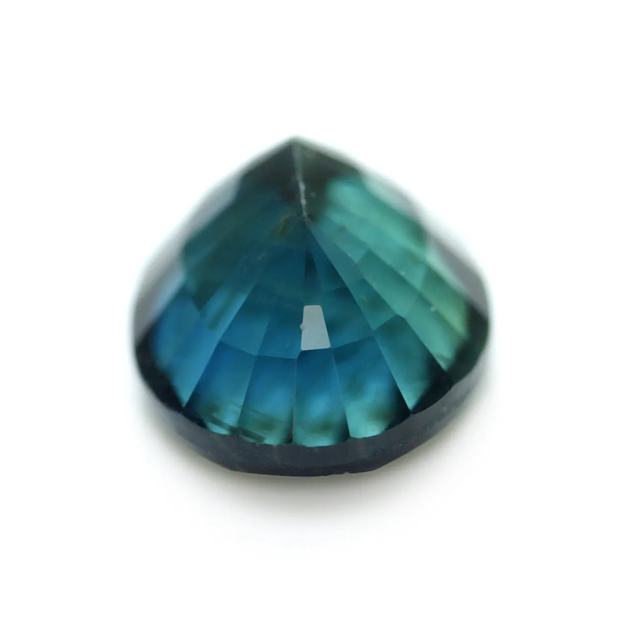 0.90ct Certified Natural Teal Sapphire
