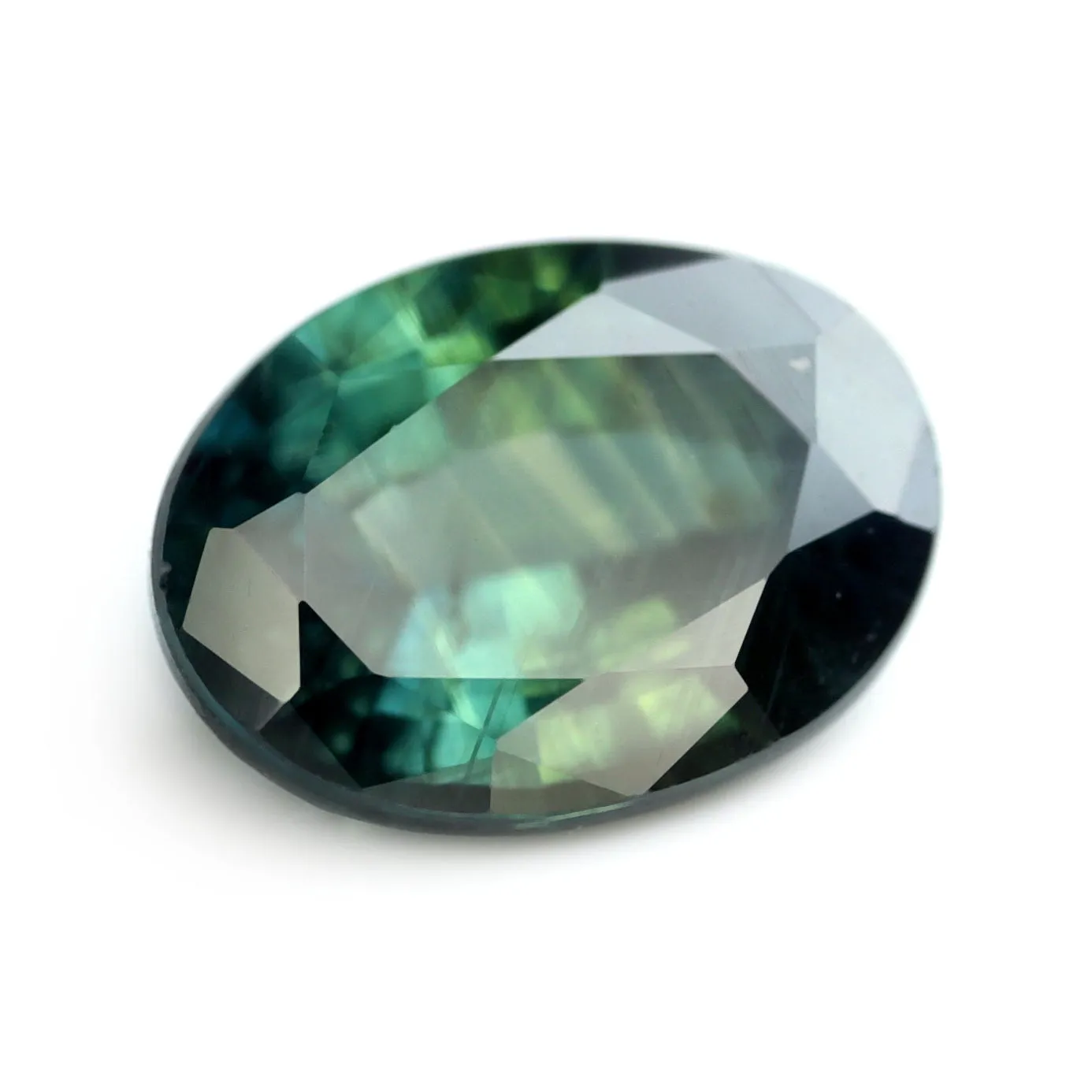 0.90ct Certified Natural Teal Sapphire