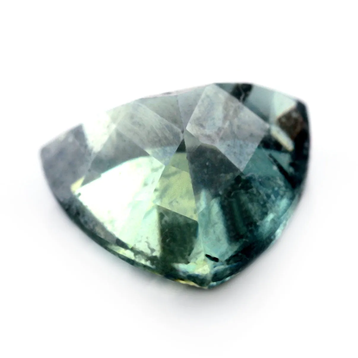 0.91ctCertified Natural Teal Sapphire