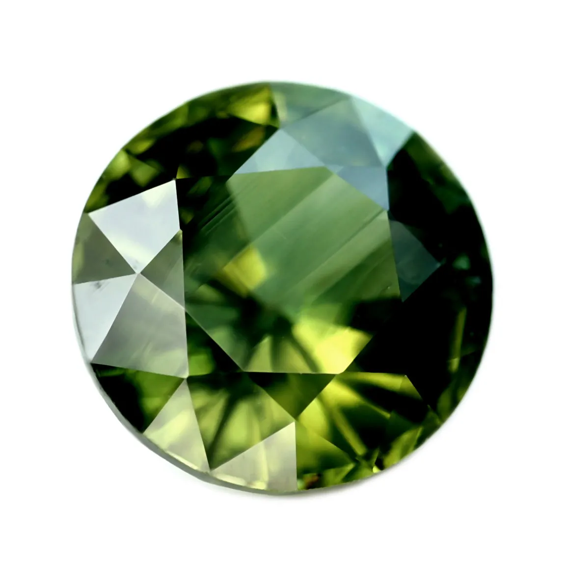 0.92ct Certified Natural Green Sapphire