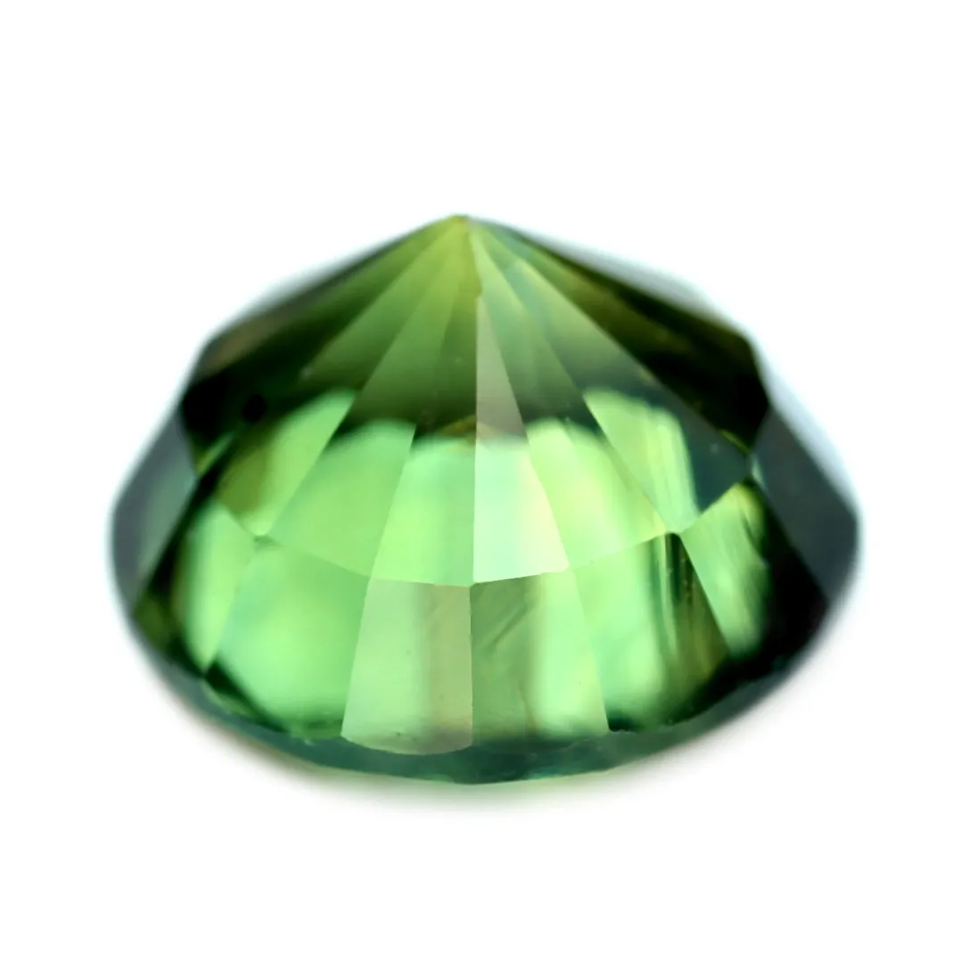 0.92ct Certified Natural Green Sapphire