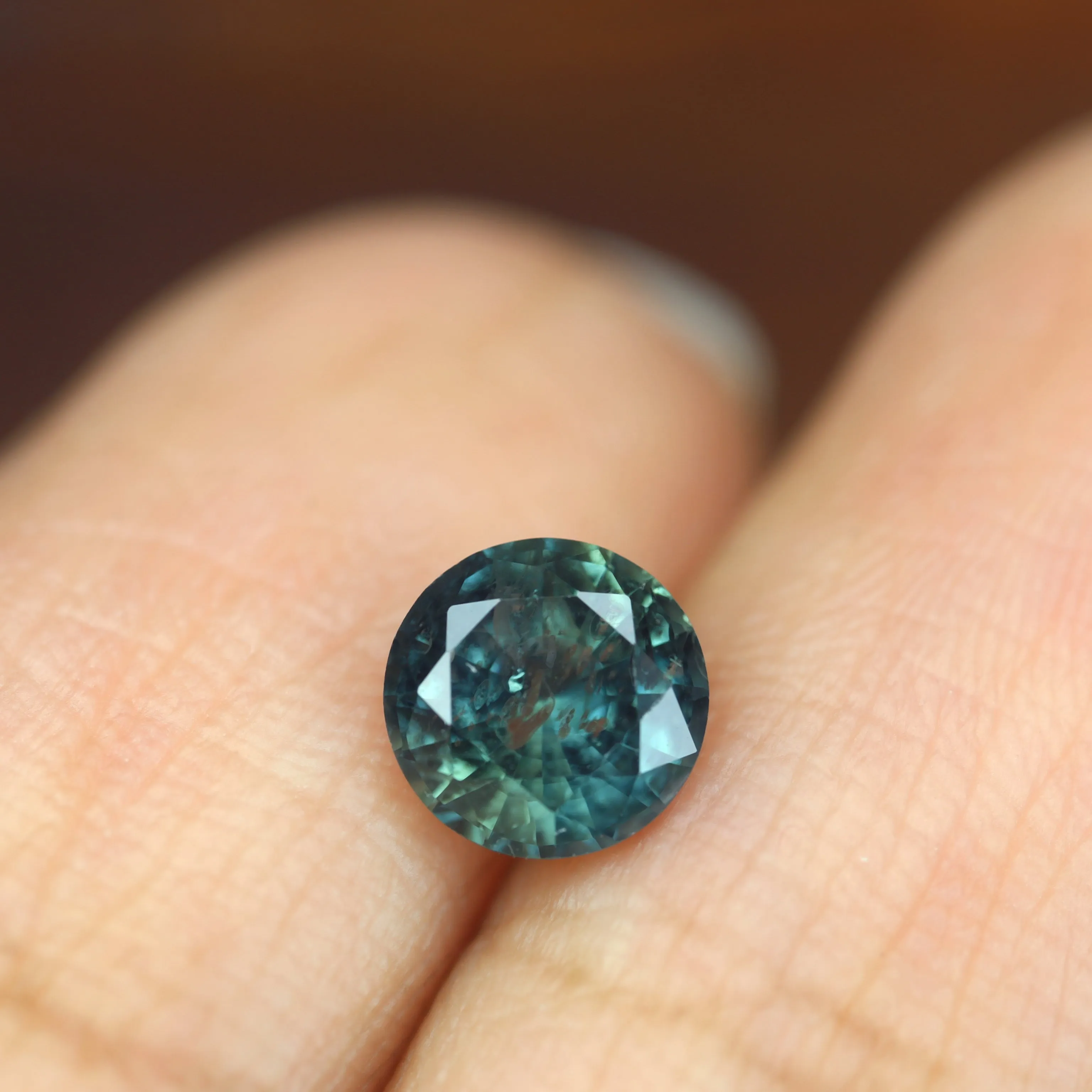 0.92ct Certified Natural Teal Sapphire