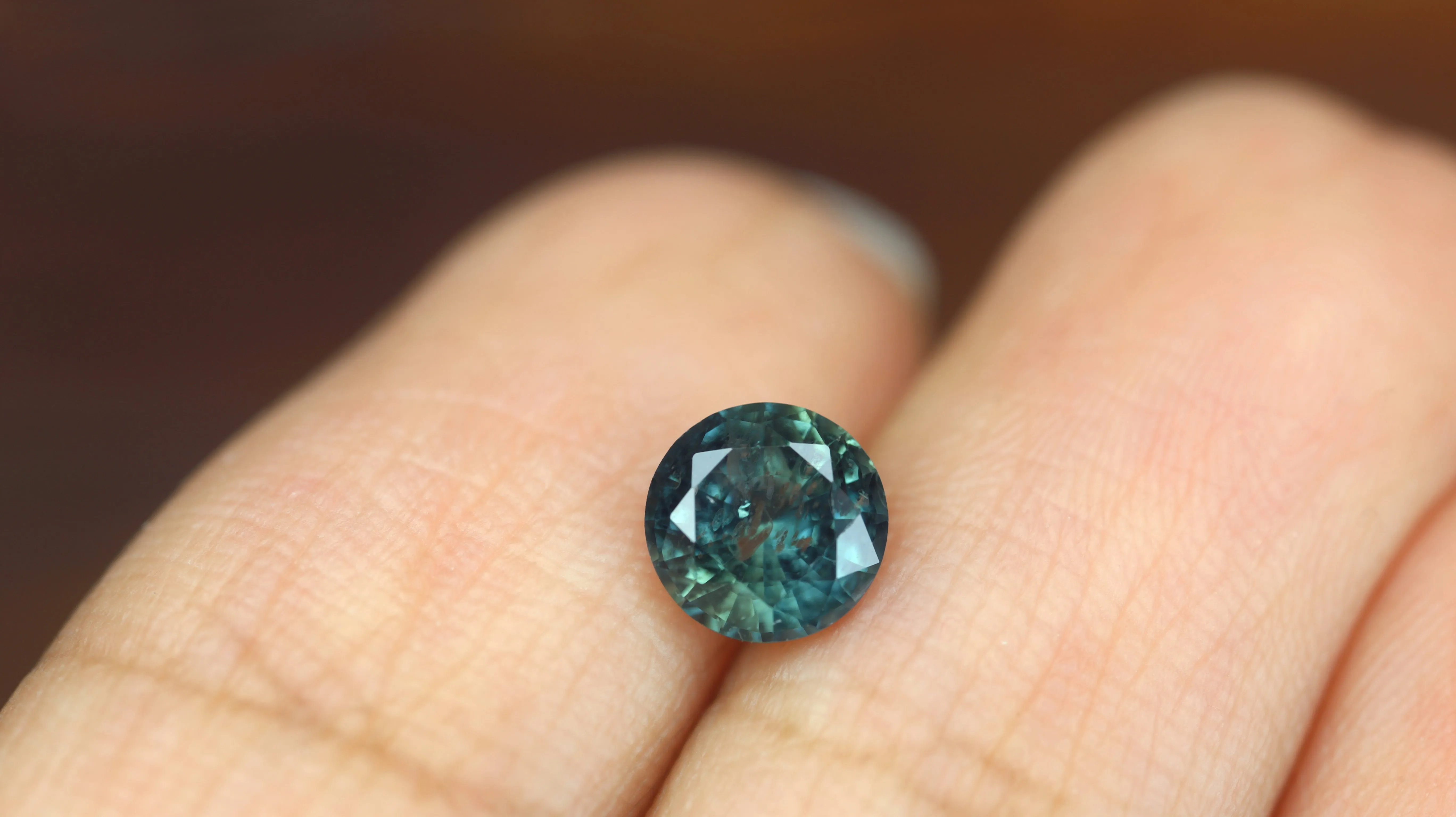 0.92ct Certified Natural Teal Sapphire