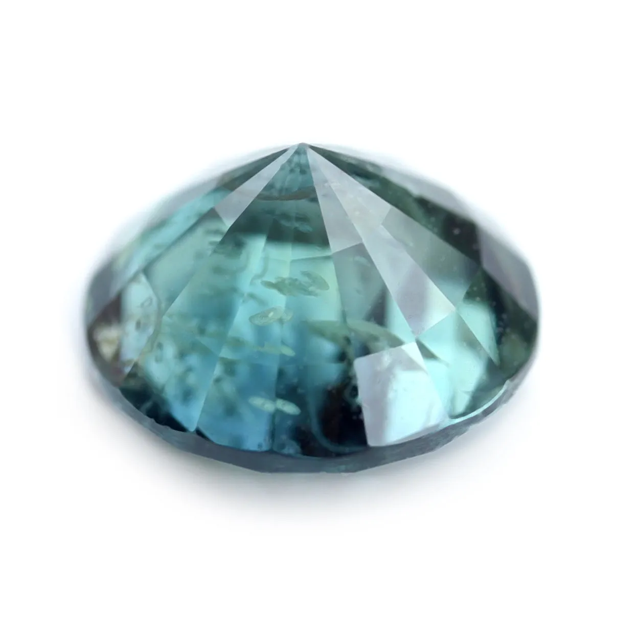 0.92ct Certified Natural Teal Sapphire