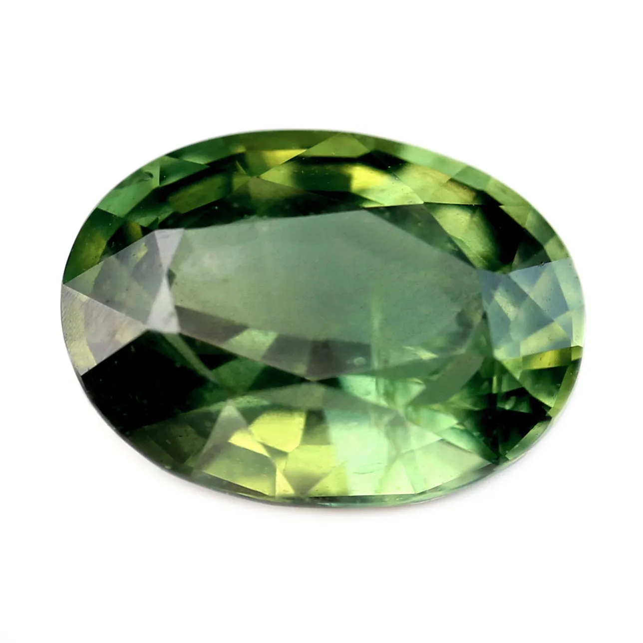 0.93ct Certified Natural Green Sapphire