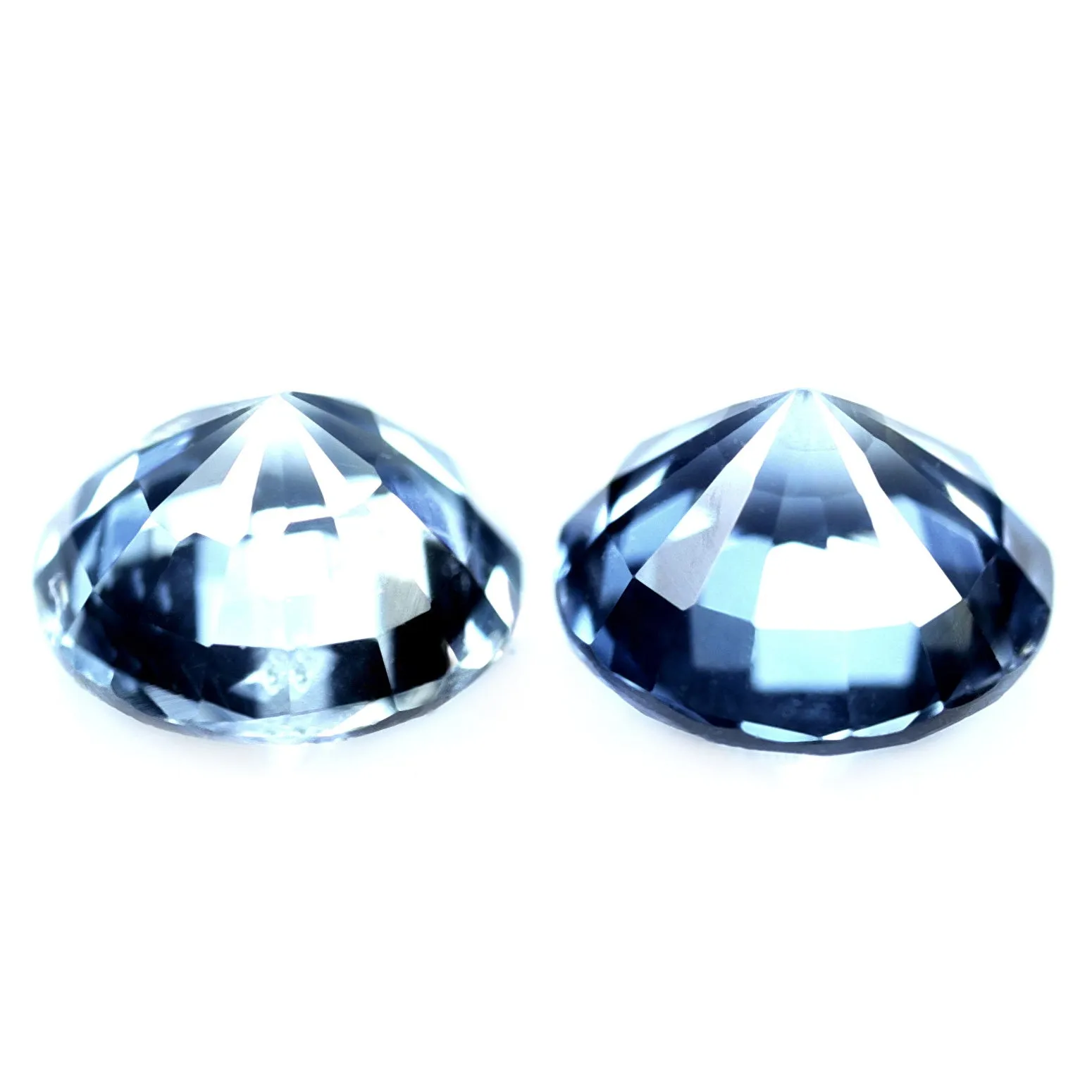 0.95ct Certified Natural Blue Sapphire Pair