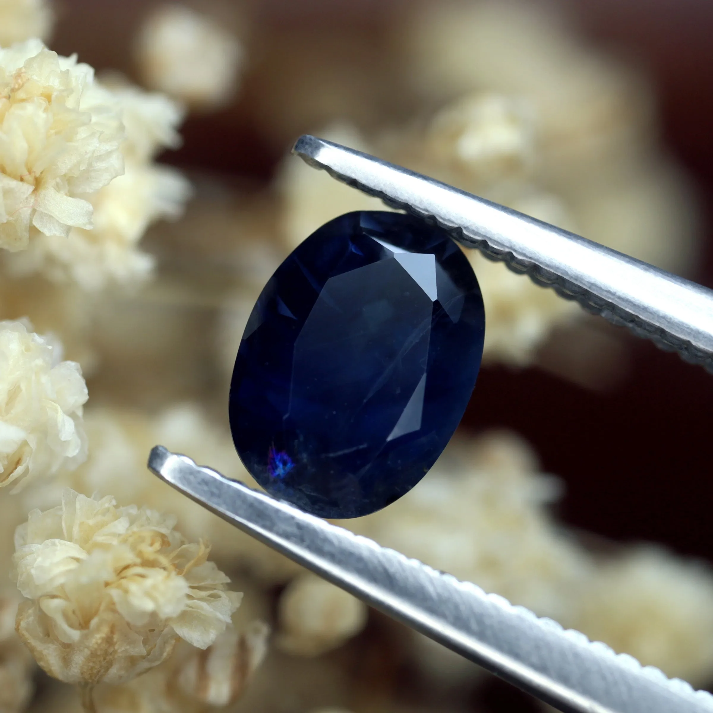 0.95ct Certified Natural Blue Sapphire