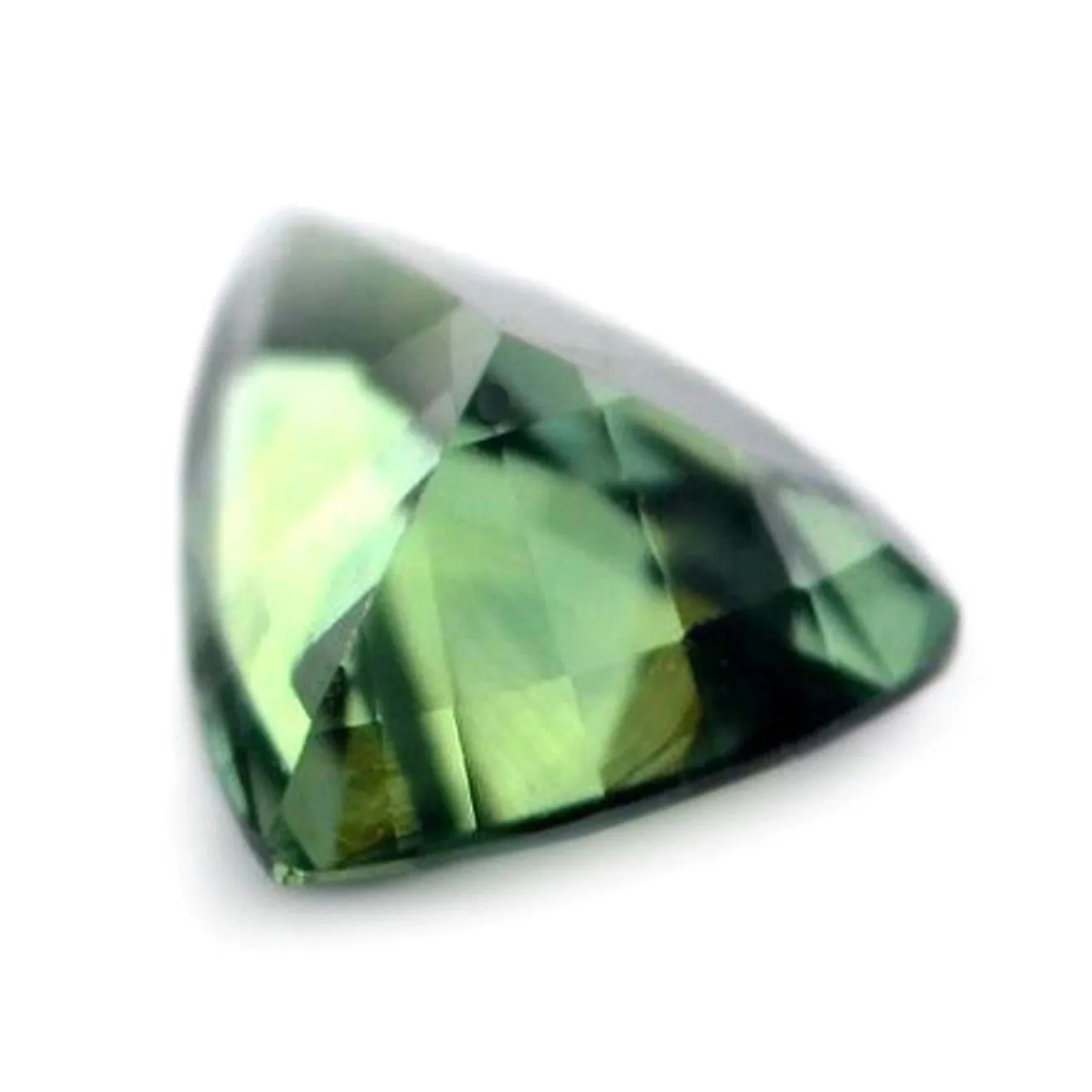 0.95ct Certified Natural Green Sapphire