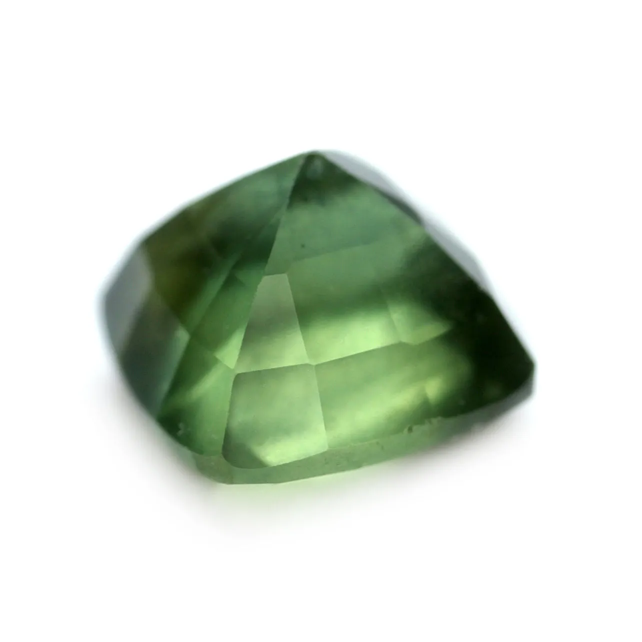 0.95ct Certified Natural Green Sapphire