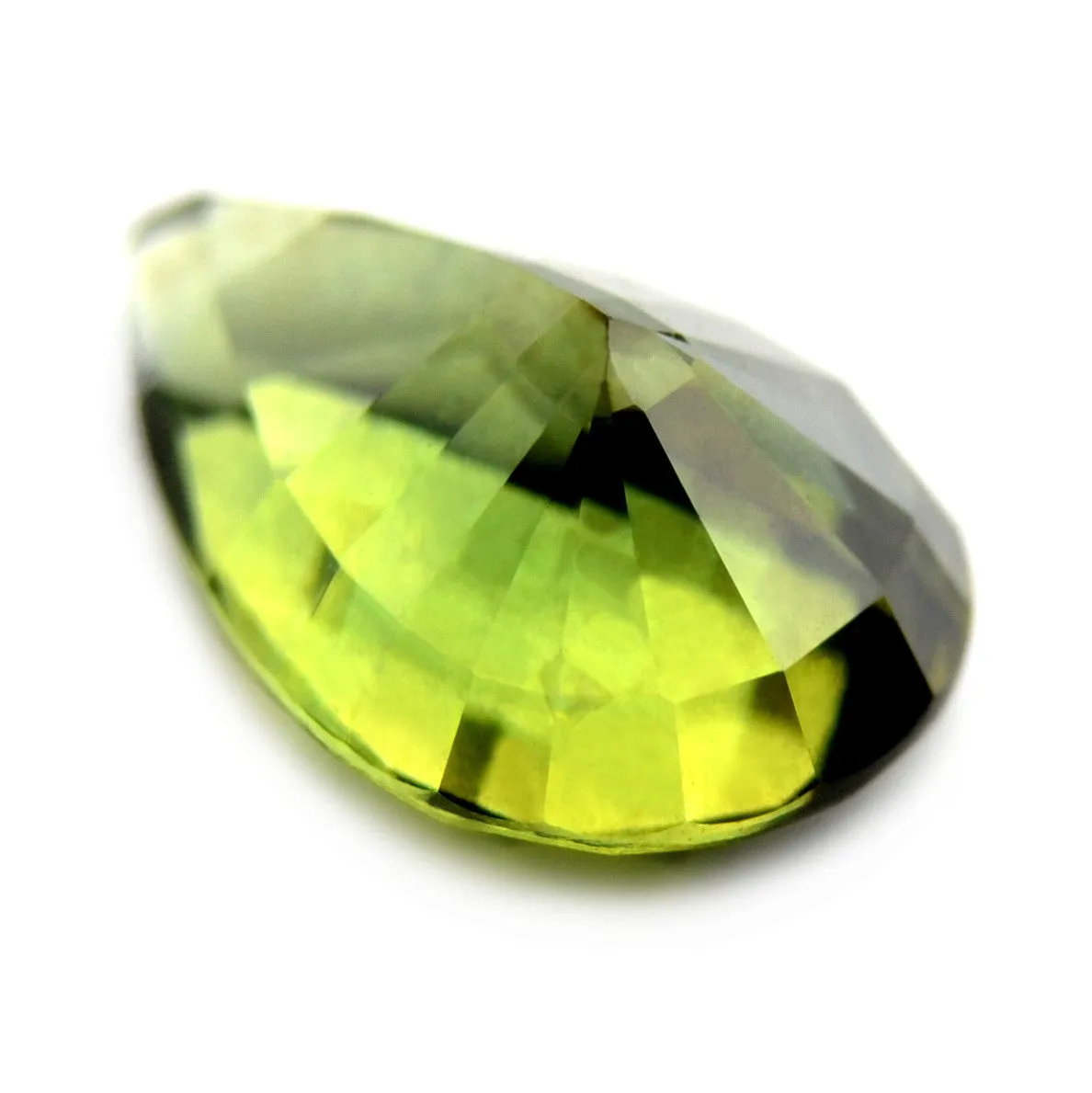 0.95ct Certified Natural Green Sapphire