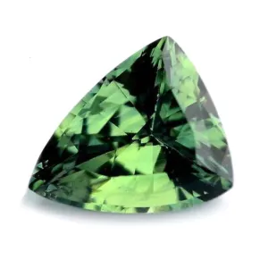 0.95ct Certified Natural Green Sapphire