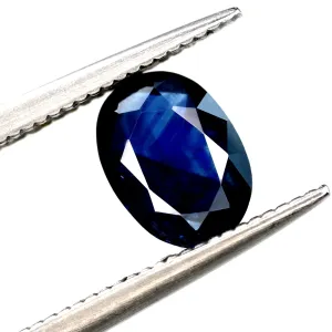 0.96ct Certified Natural Blue Sapphire