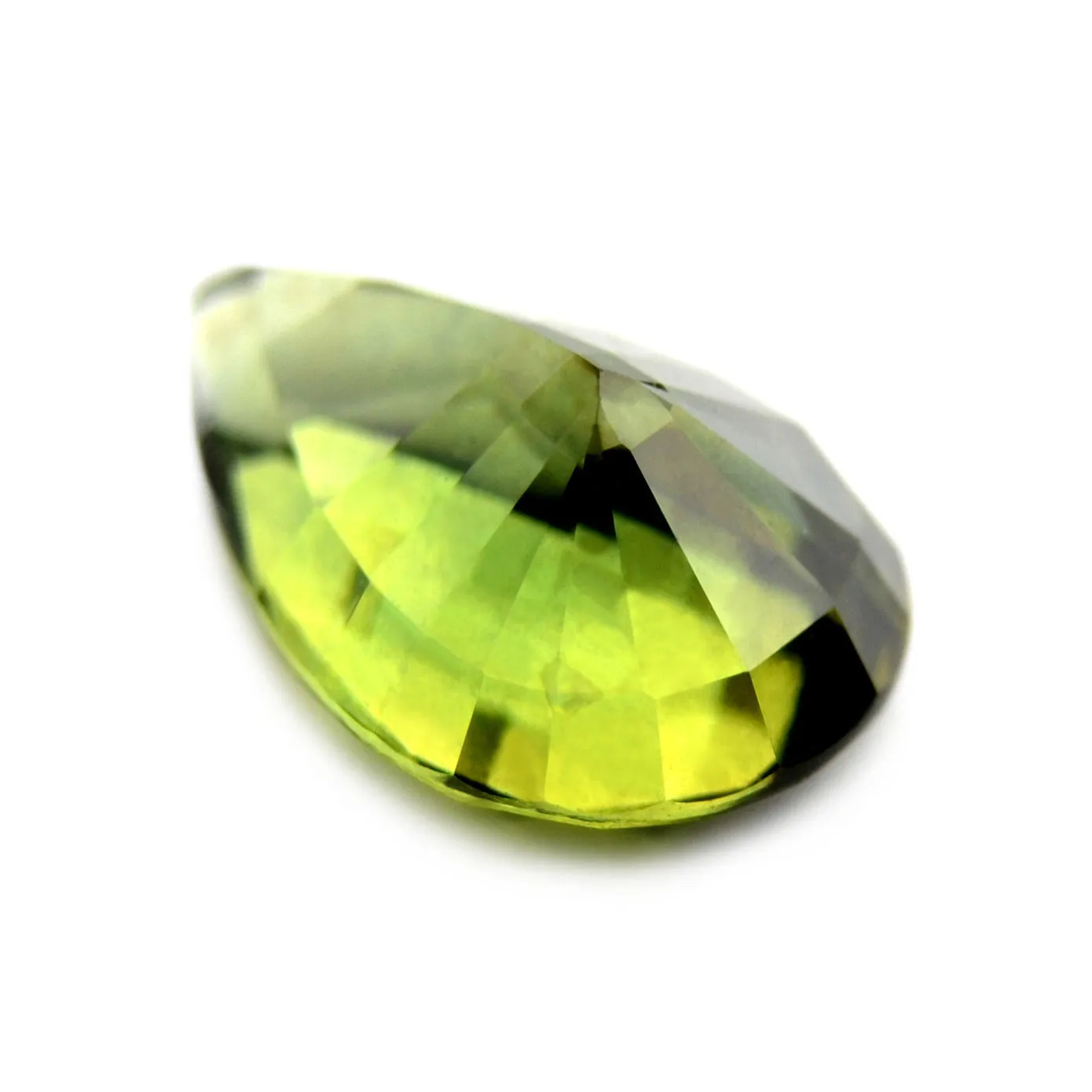 0.96ct Certified Natural Green Sapphire