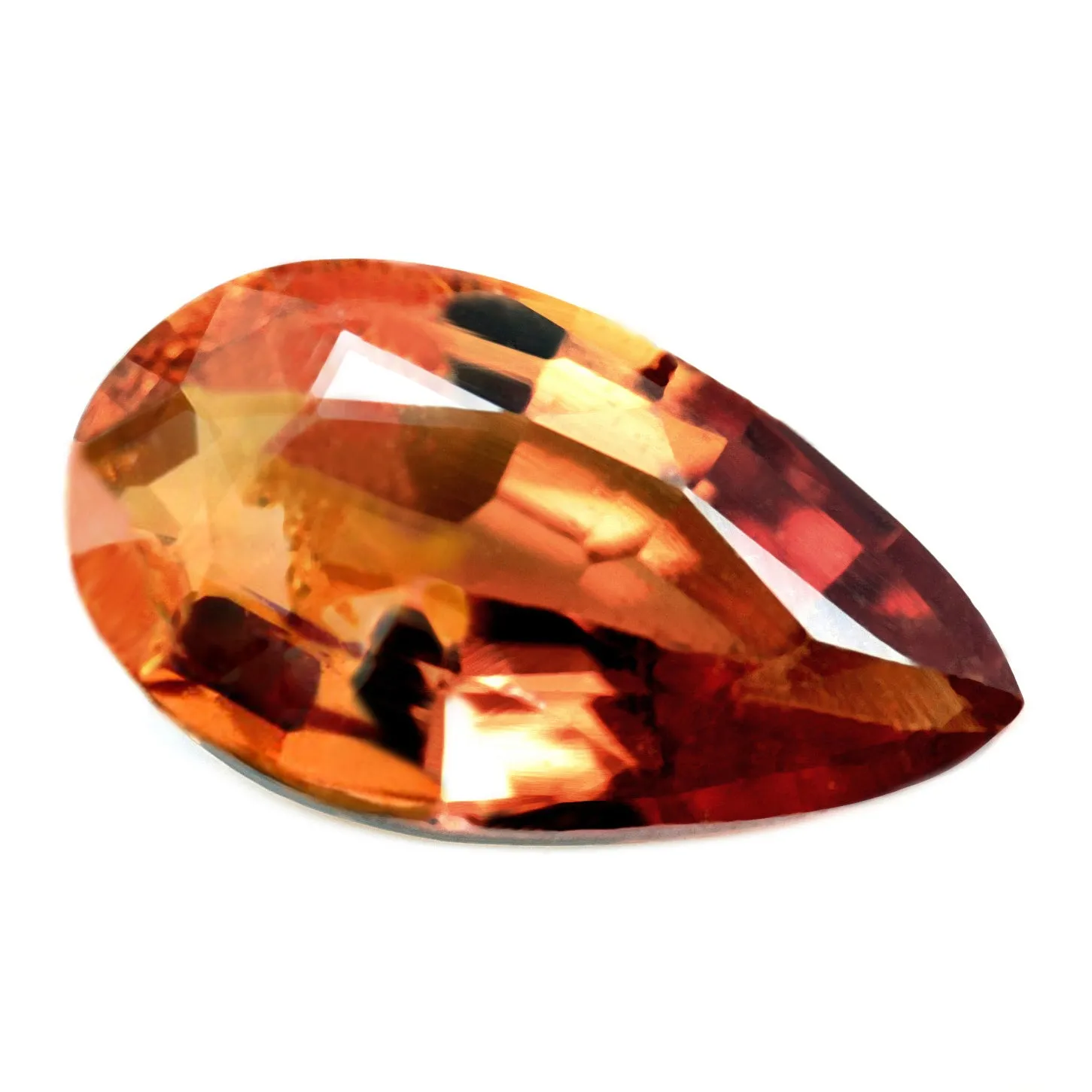 0.96ct Certified Natural Orange Sapphire