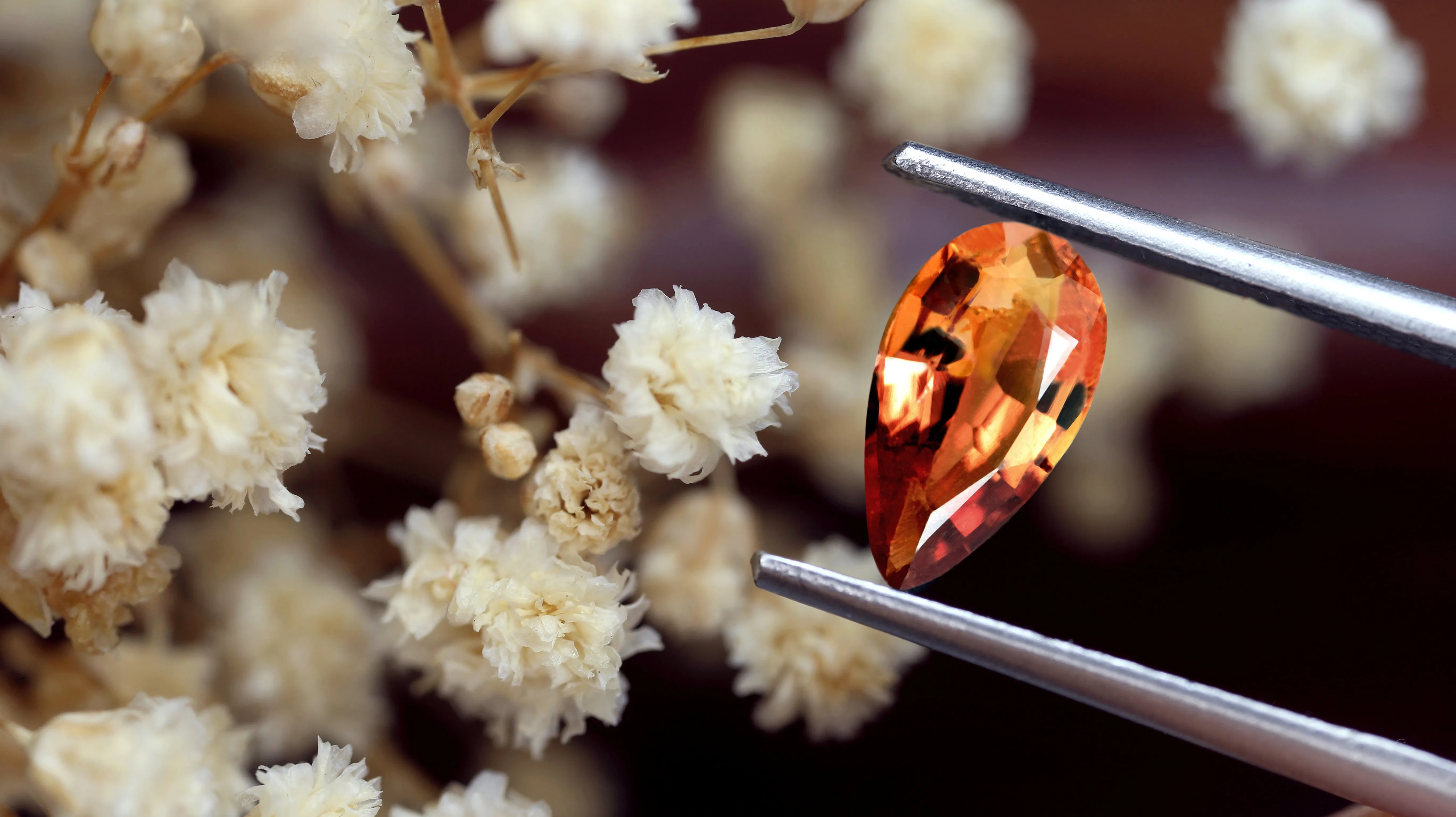 0.96ct Certified Natural Orange Sapphire
