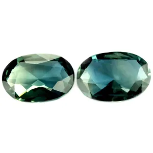 0.96ct Certified Natural Teal Sapphire