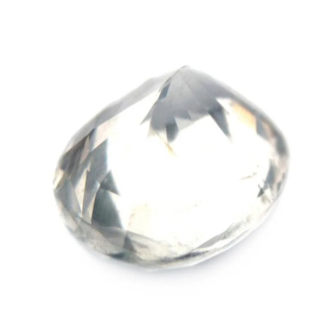 0.96ct Certified Natural White Sapphire