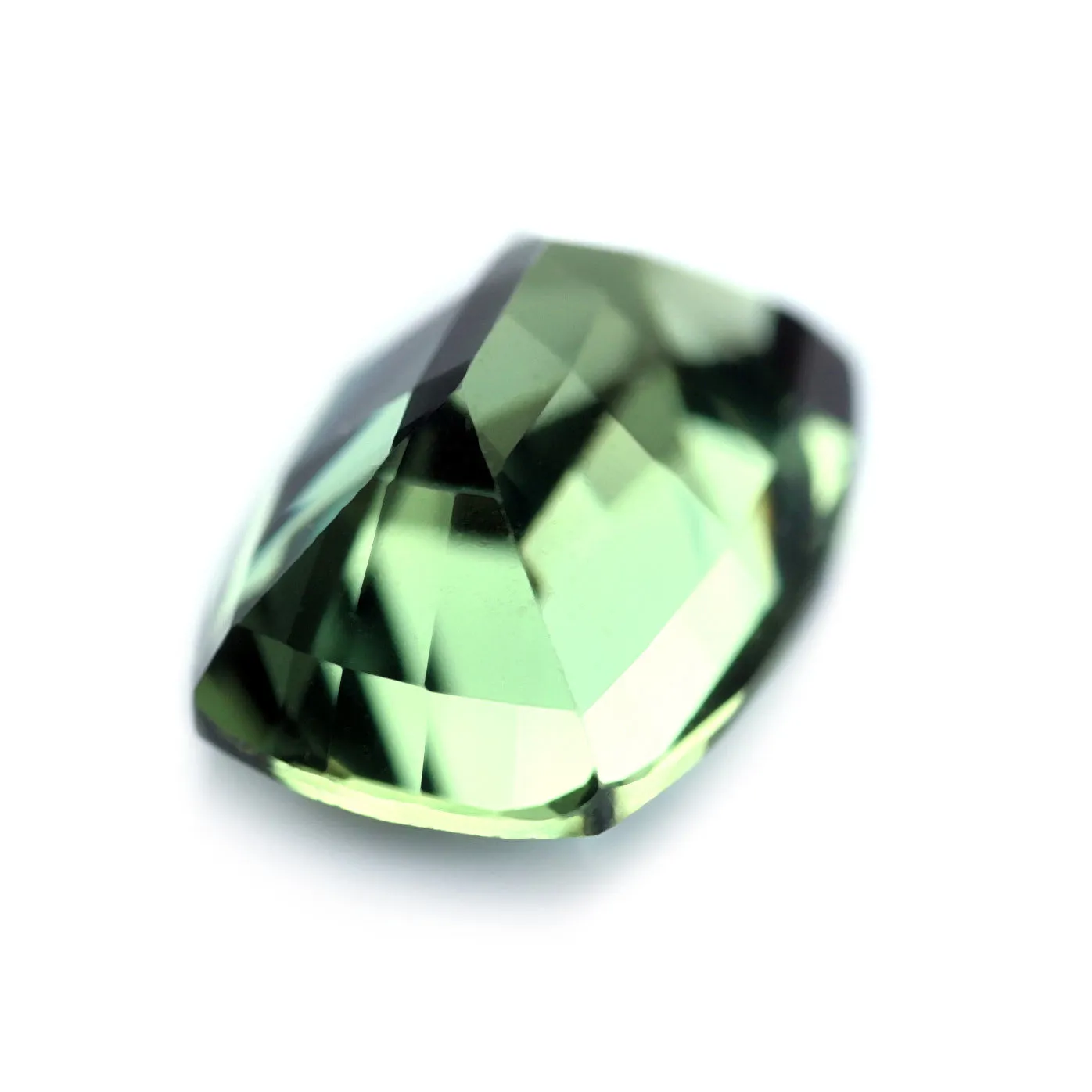 0.97ct Certified Natural Green Sapphire