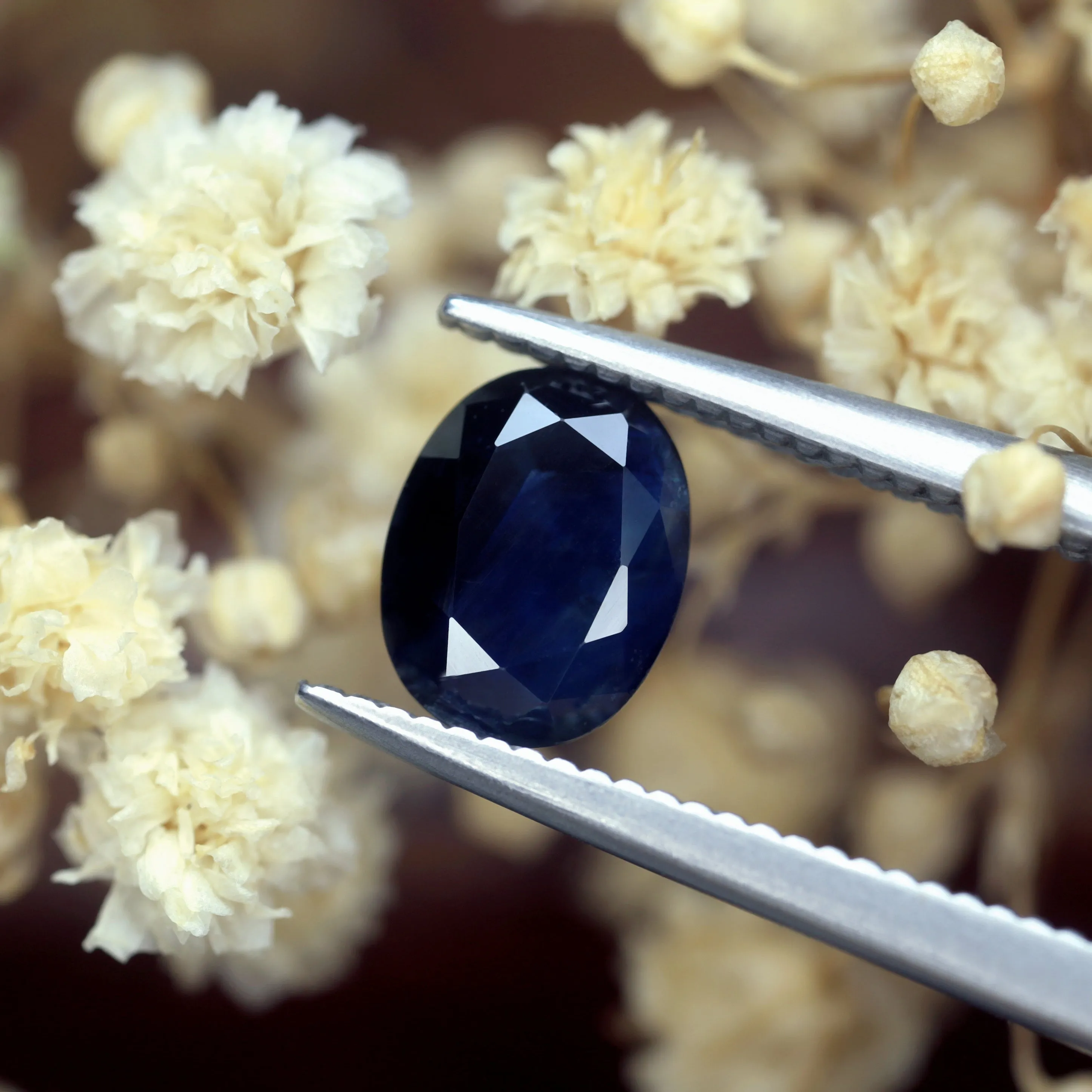 0.98ct Certified Natural Blue Sapphire