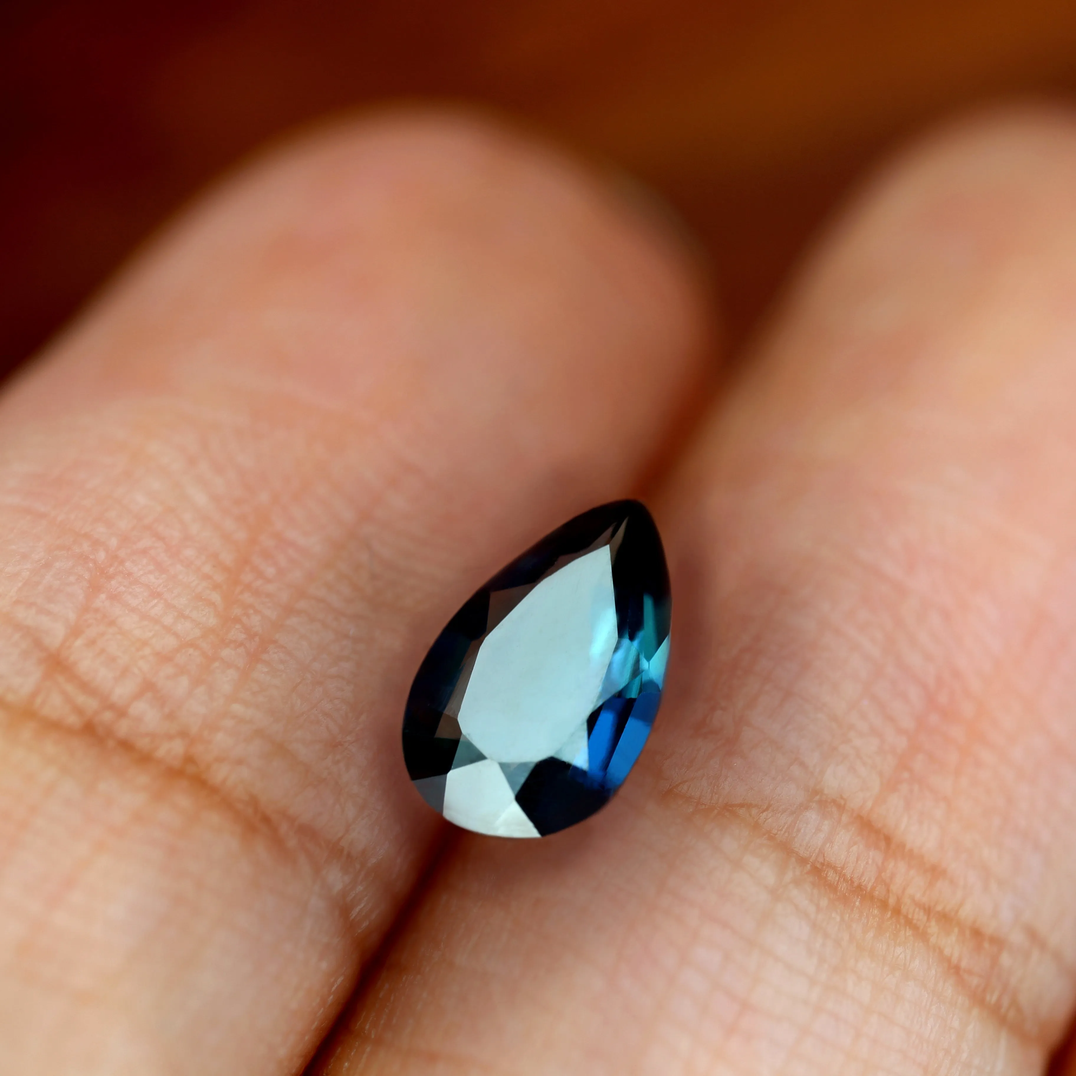 0.98ct Certified Natural Blue Sapphire
