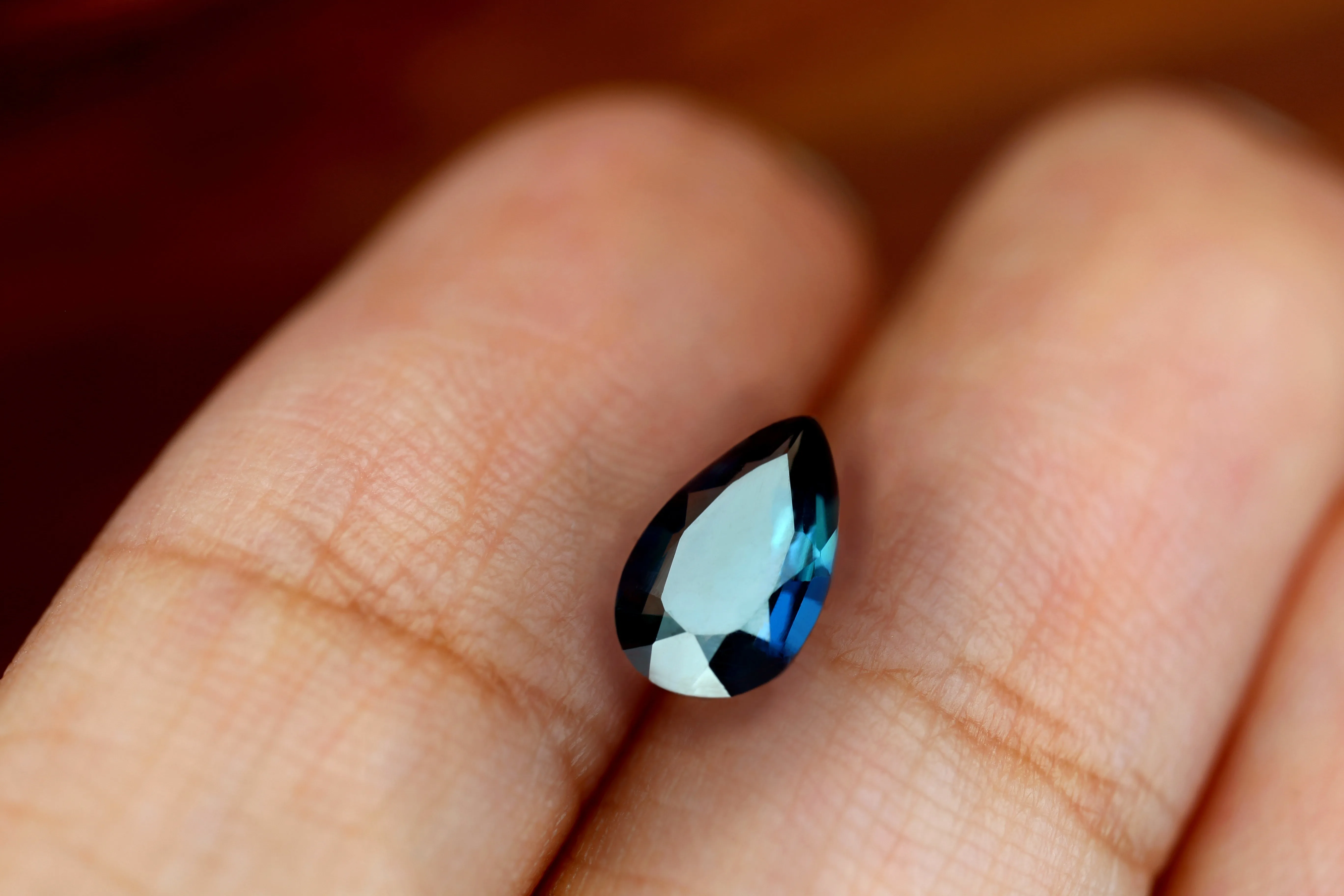 0.98ct Certified Natural Blue Sapphire
