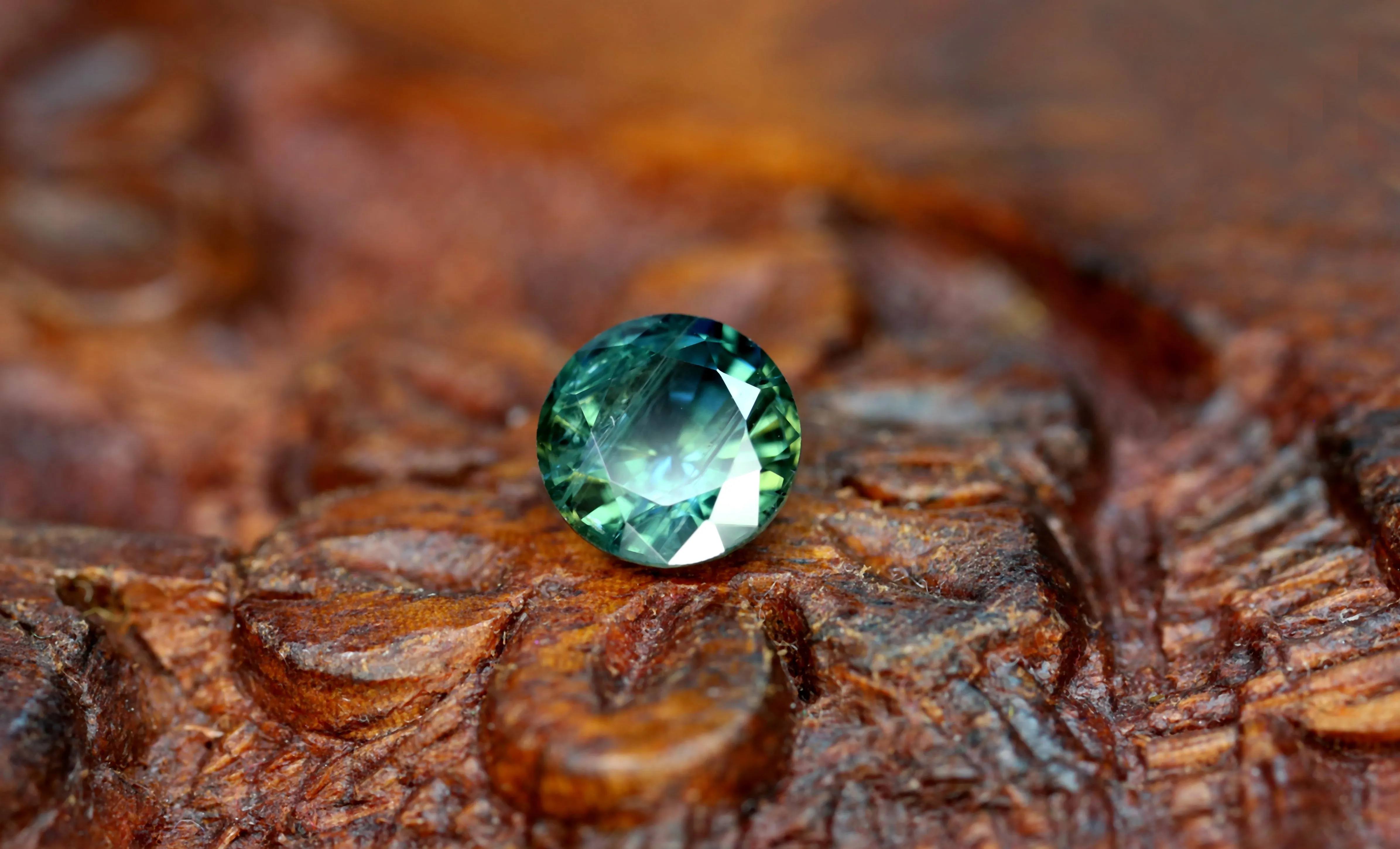 0.99ct Certified Natural Teal Sapphire