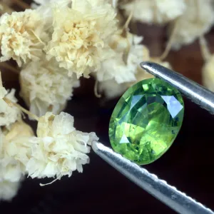 1.03ct Certified Natural Green Sapphire
