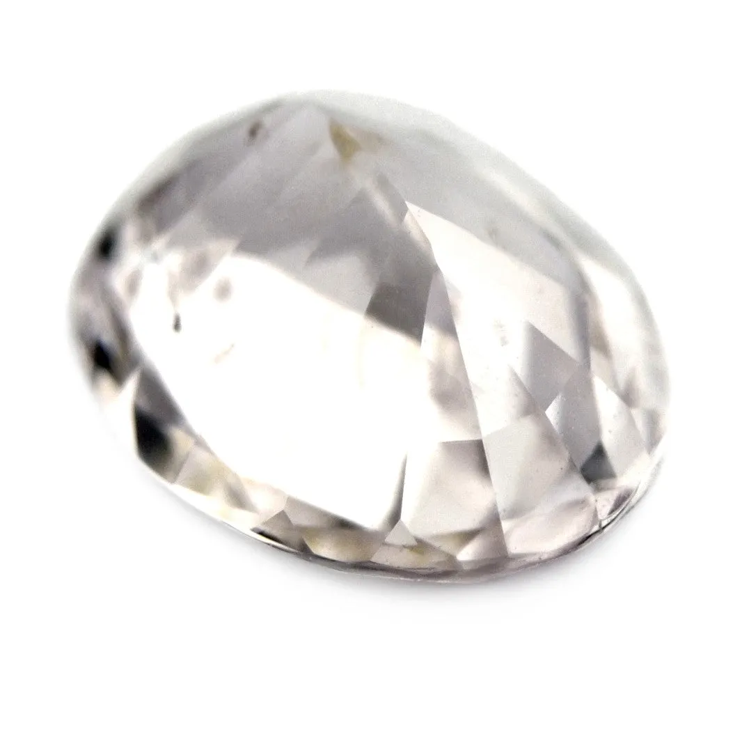 1.07ct Certified Natural White Sapphire
