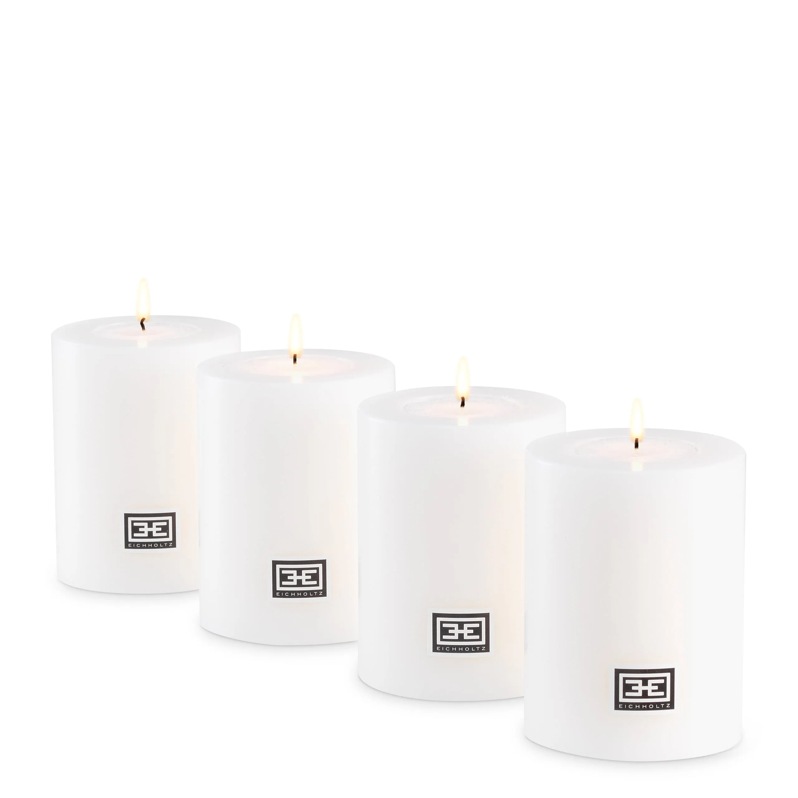 108113 - Artificial Candle 2.76" dia x 3.54" H set of 4